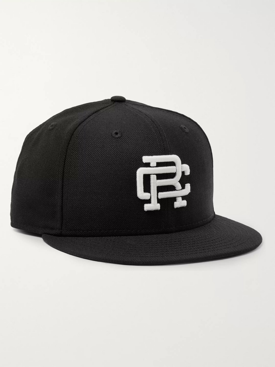 Reigning Champ New Era 59fifty Logo-embroidered Wool-twill Baseball Cap In Black