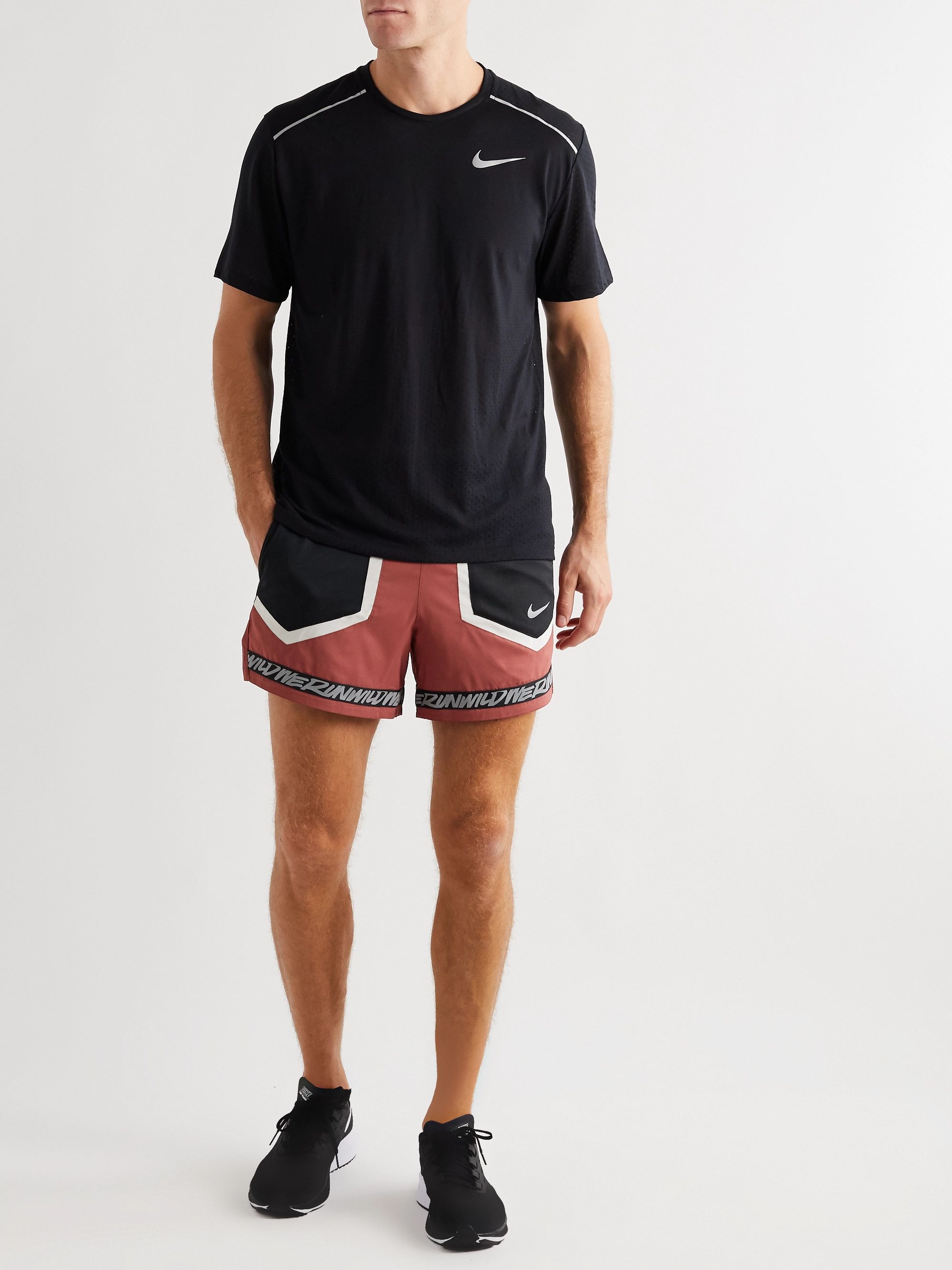 nike flex stride printed shorts