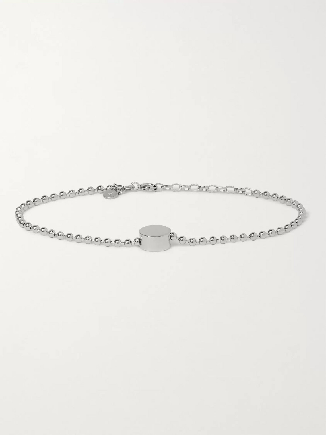 Alice Made This Dot Sterling Silver And Rhodium-plated Bracelet