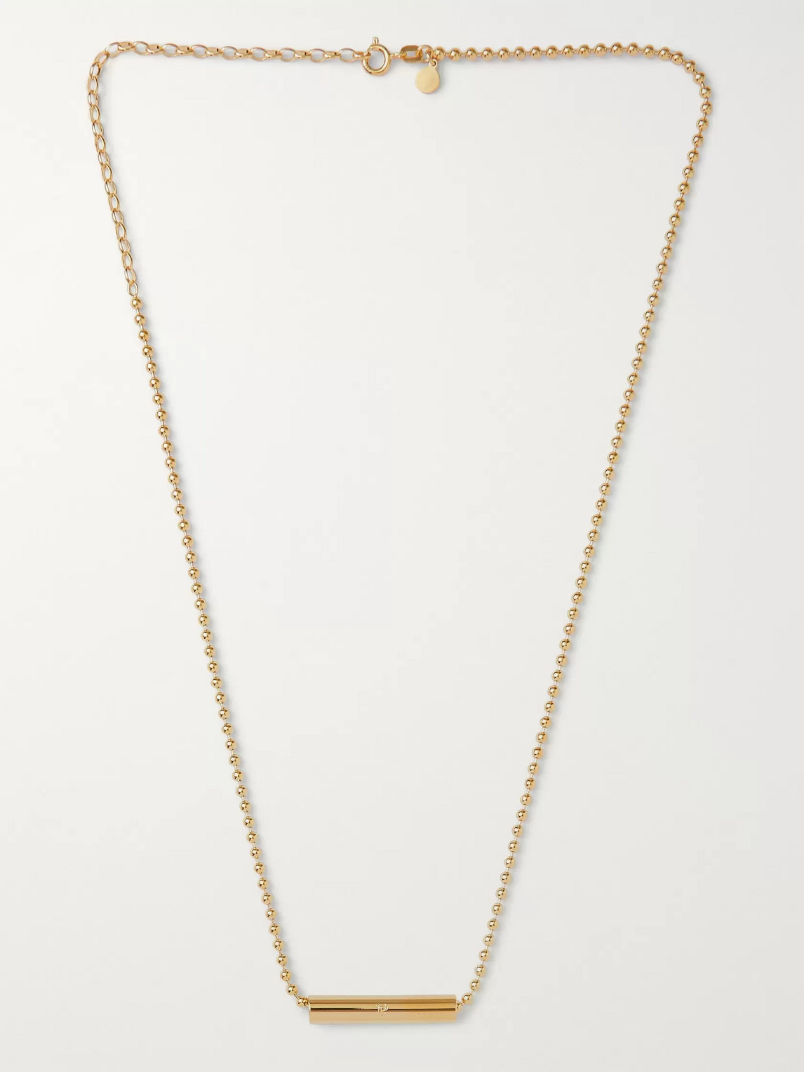 Alice Made This Charlie Gold-plated Necklace In Silver