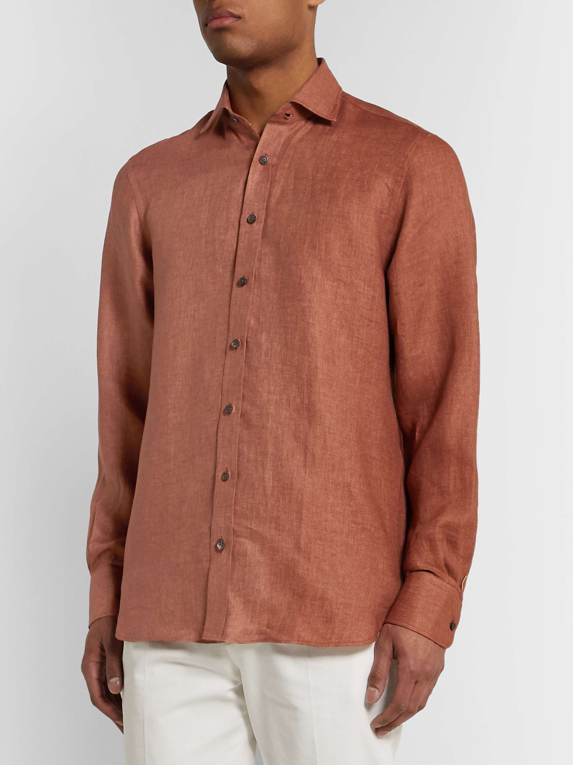 PURDEY Linen-Twill Shirt