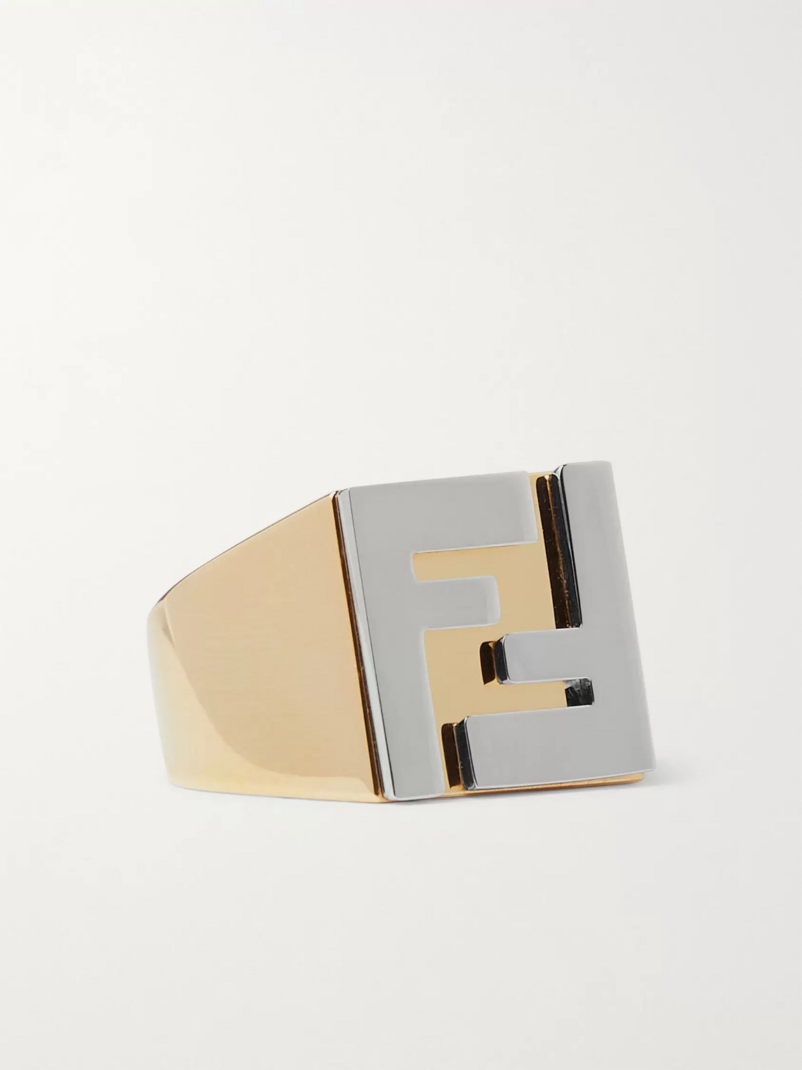 Fendi Silver- And Gold-tone Ring | ModeSens