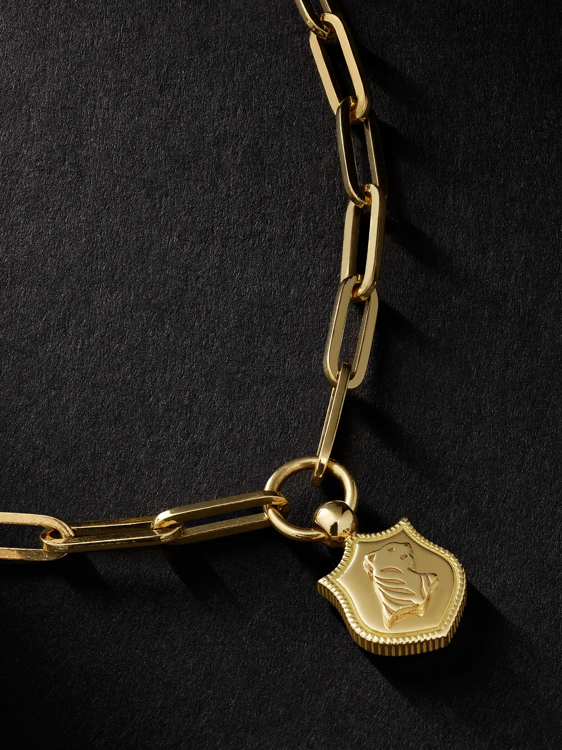 Foundrae Tiger 18-karat Gold Necklace