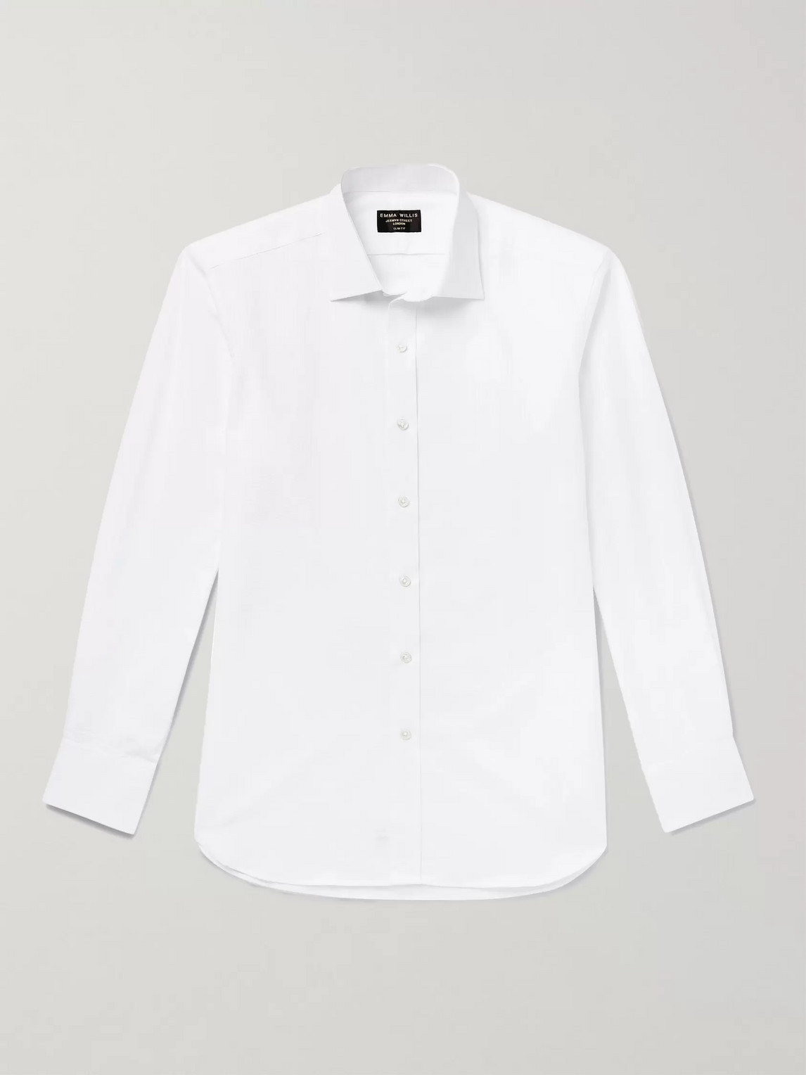 Emma Willis Cotton-seersucker Shirt In White