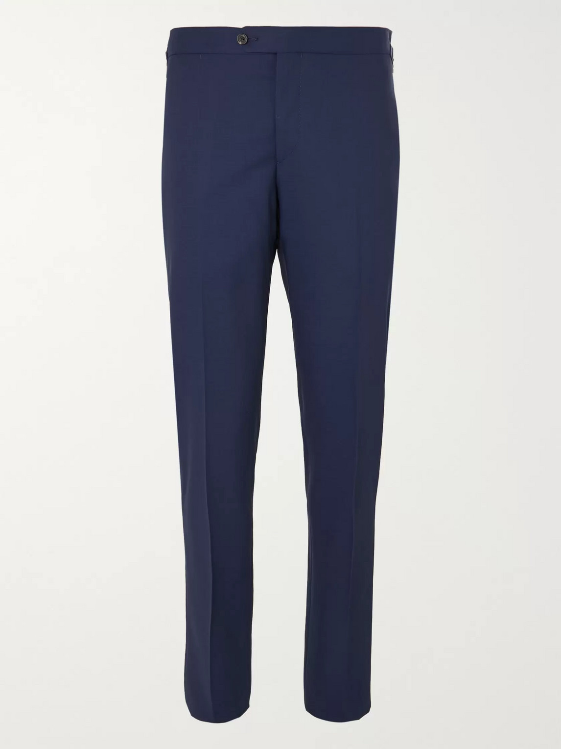 THOM SWEENEY SLIM-FIT TAPERED WOOL SUIT TROUSERS