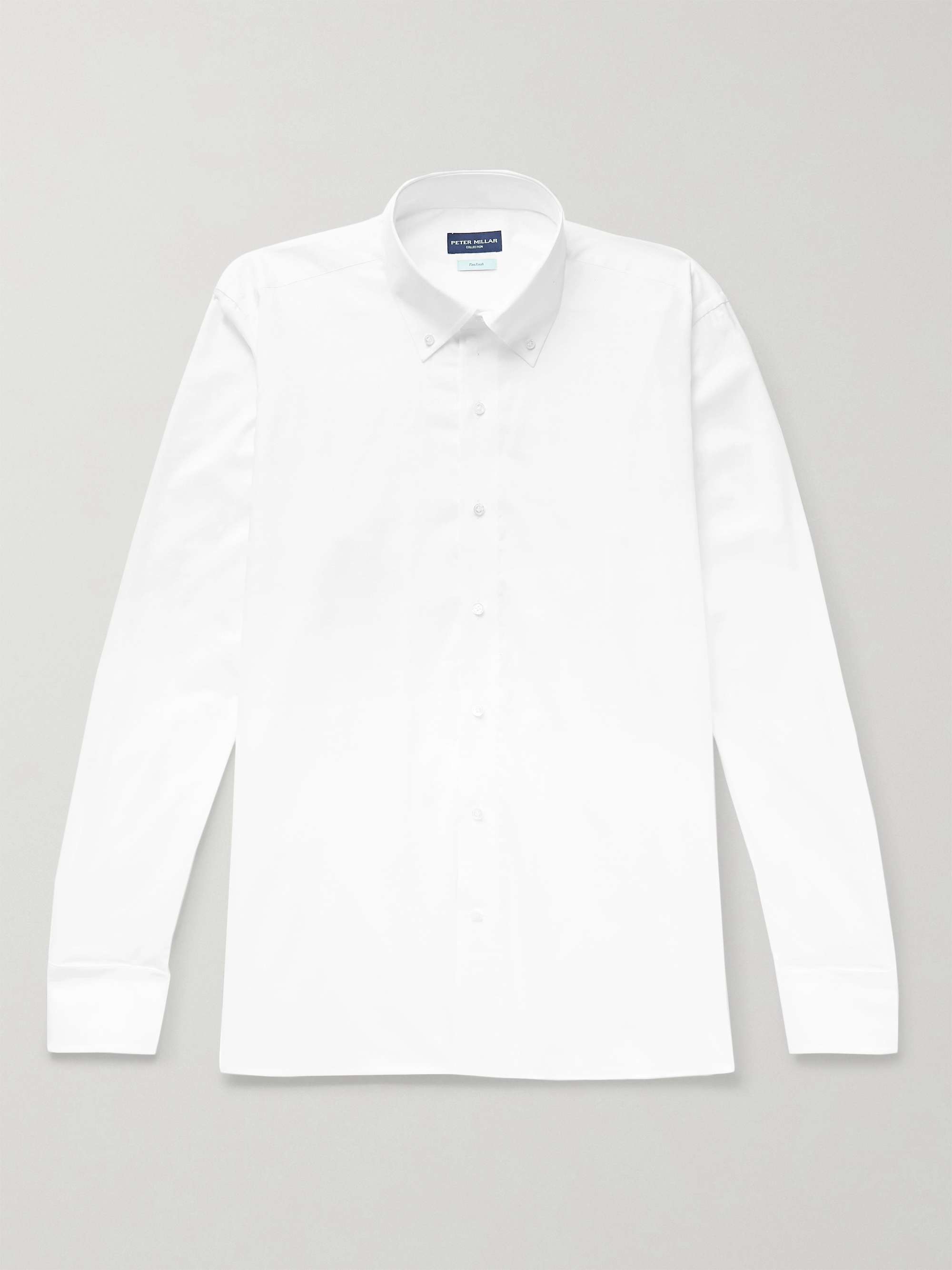 PETER MILLAR Summer Button-Down Collar Cotton Shirt