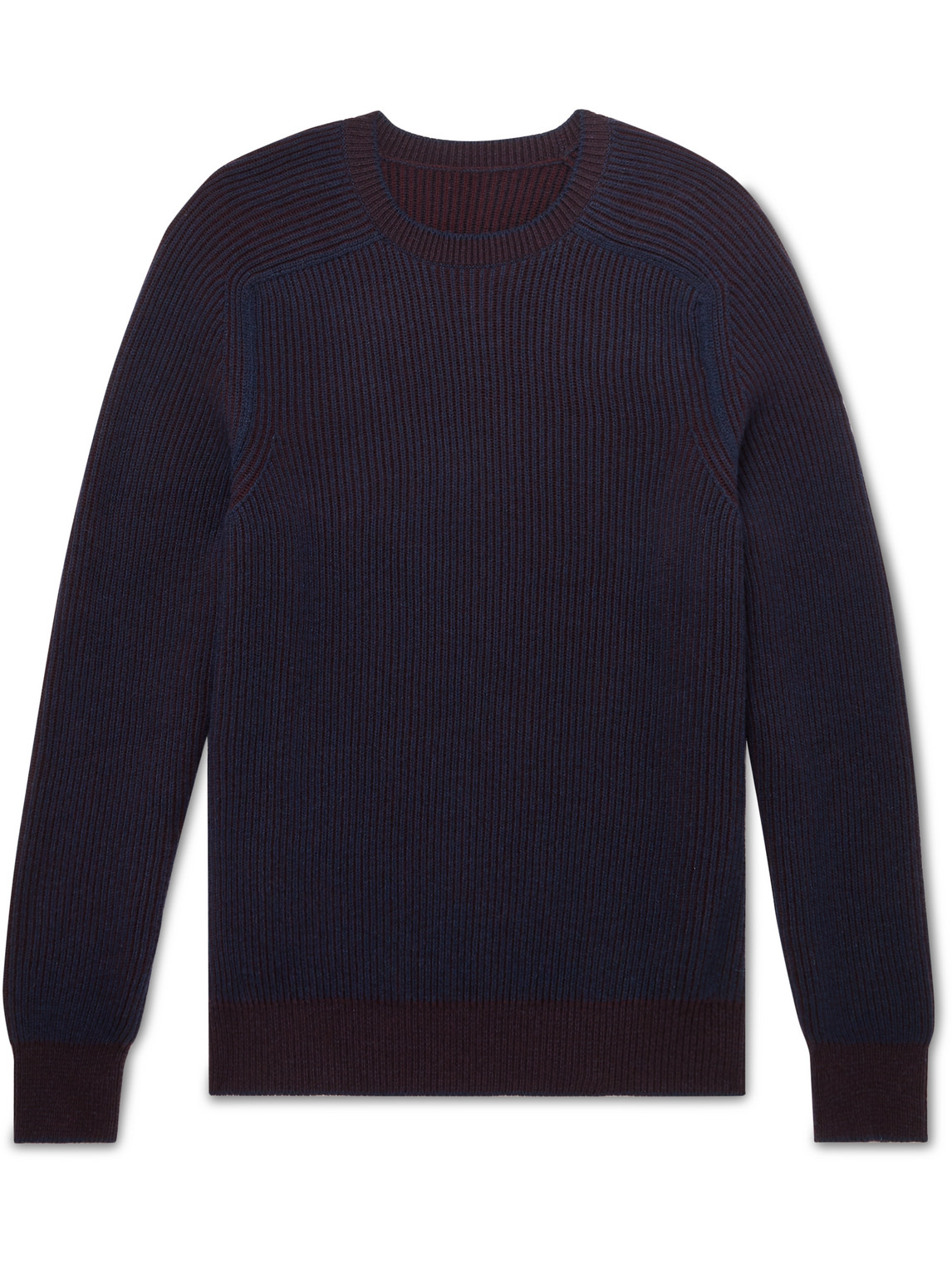 SEASE REVERSIBLE RIBBED CASHMERE SWEATER