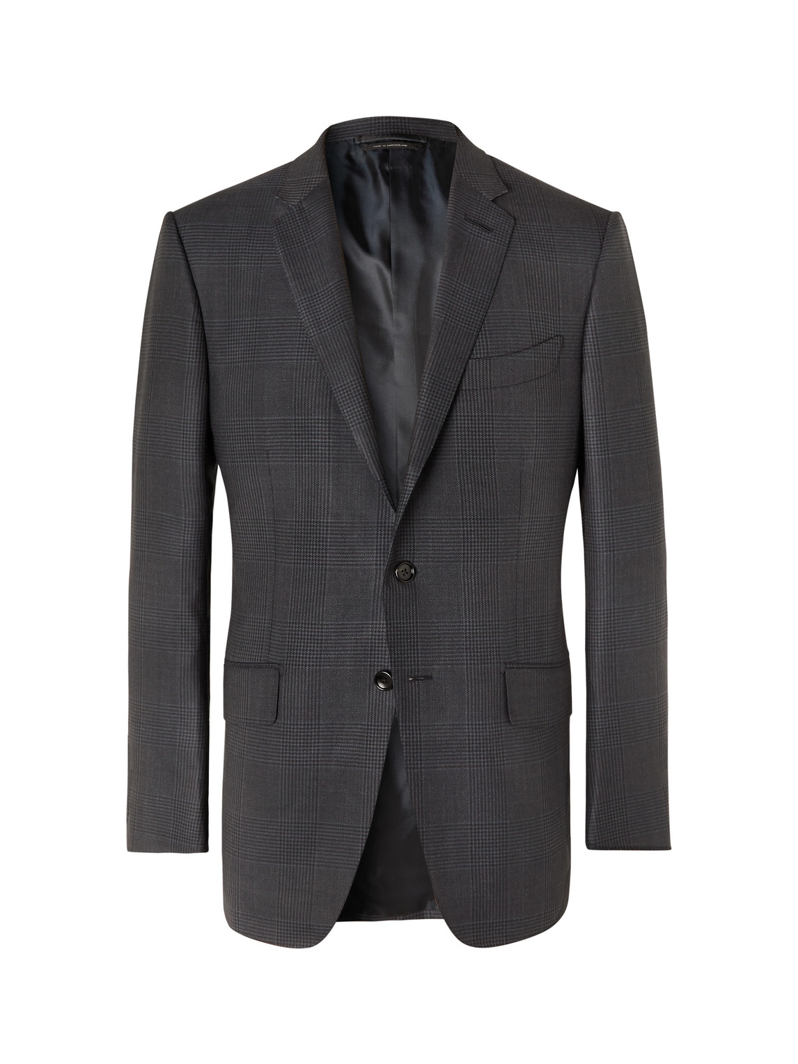 O'Connor Slim-Fit Prince of Wales Checked Wool and Silk-Blend Suit Jacket