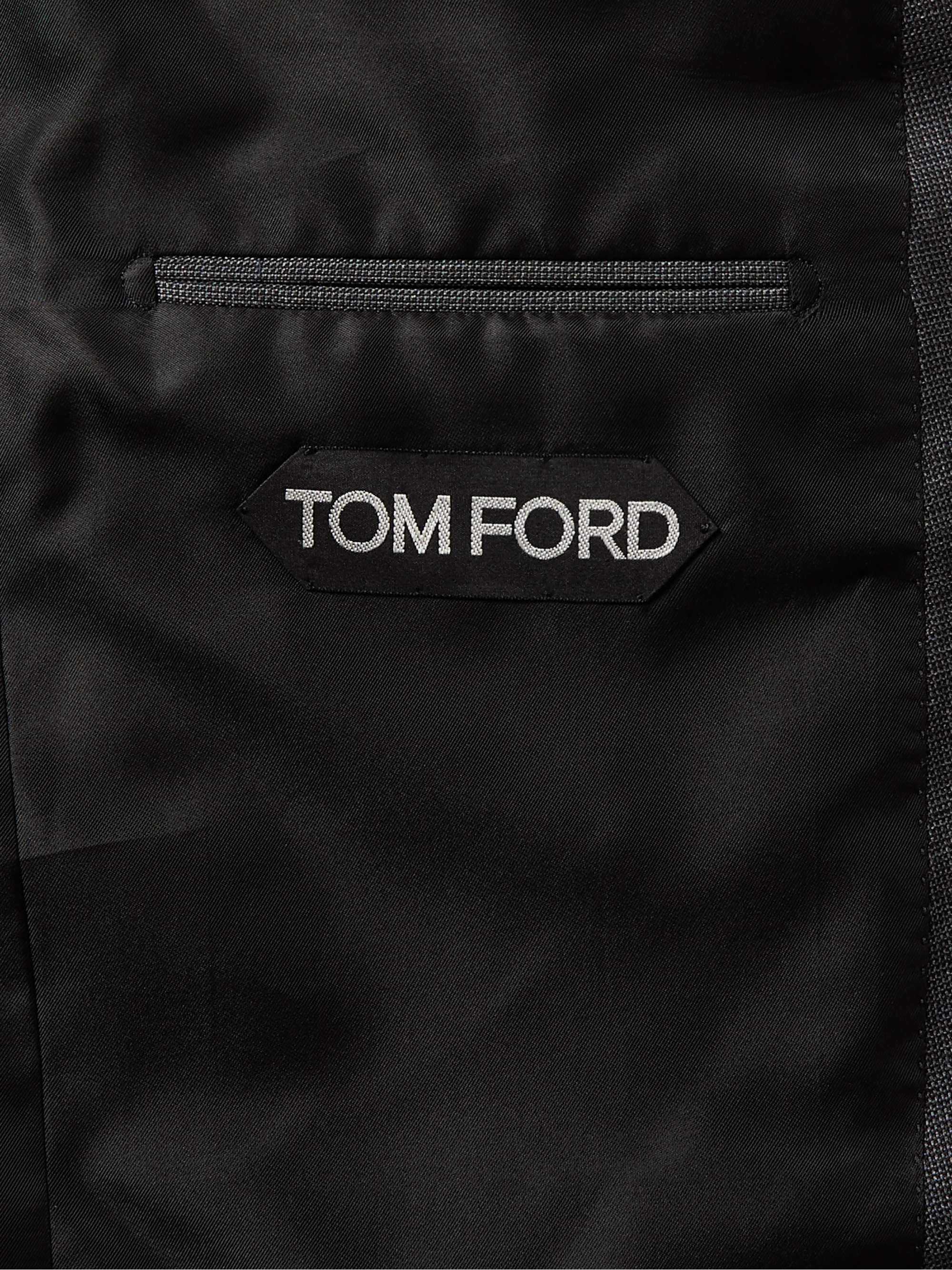 TOM FORD O'Connor Mélange Wool-Blend Suit Jacket