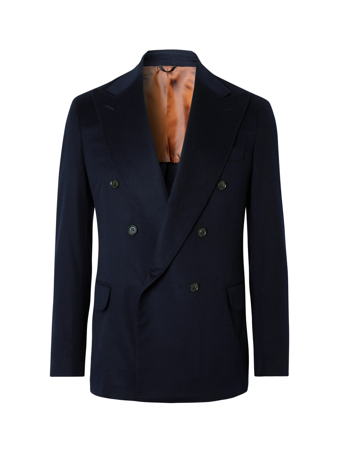 Double-Breasted Cashmere Blazer