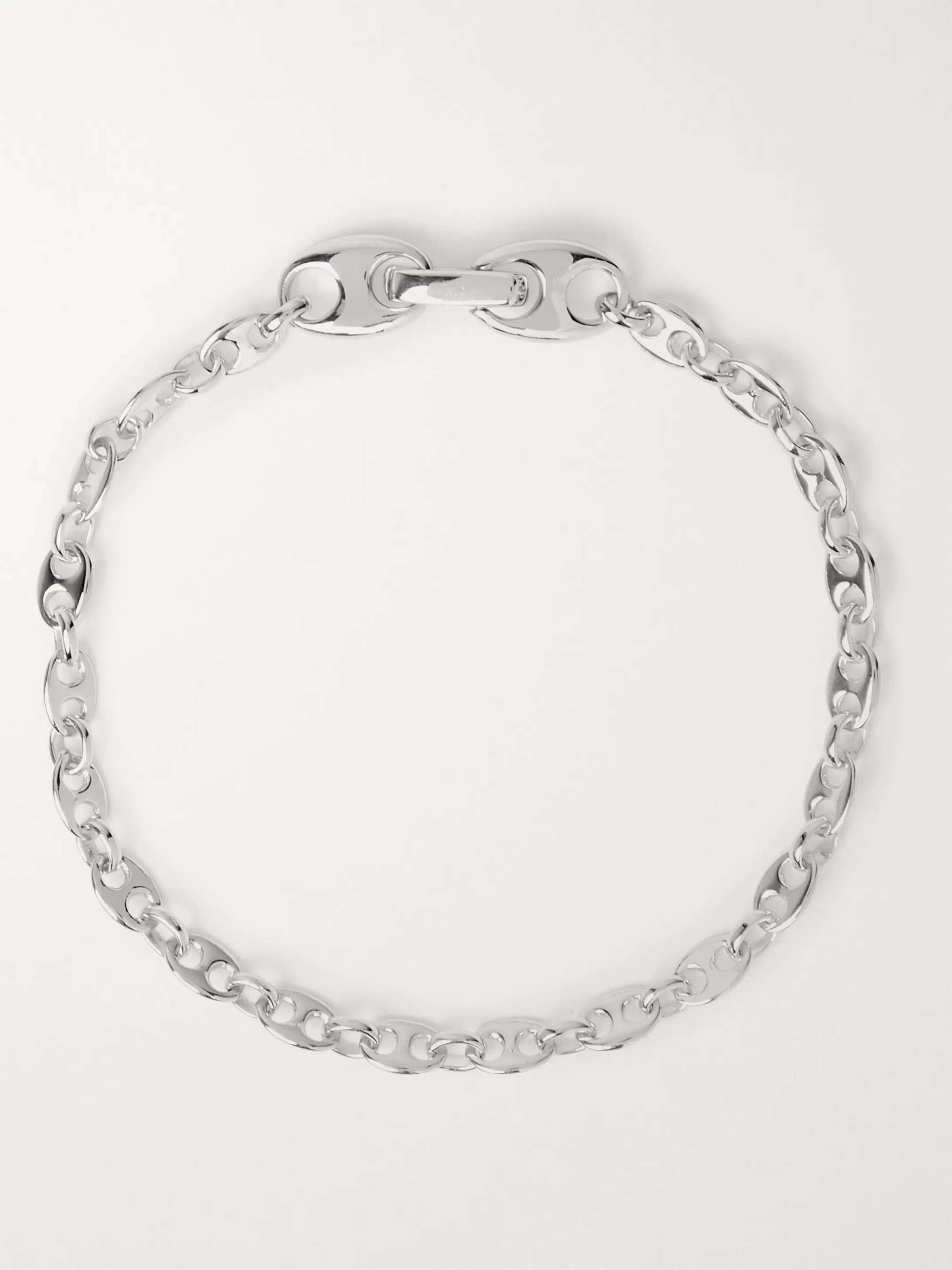 TOM WOOD Bean Sterling Silver Chain Bracelet