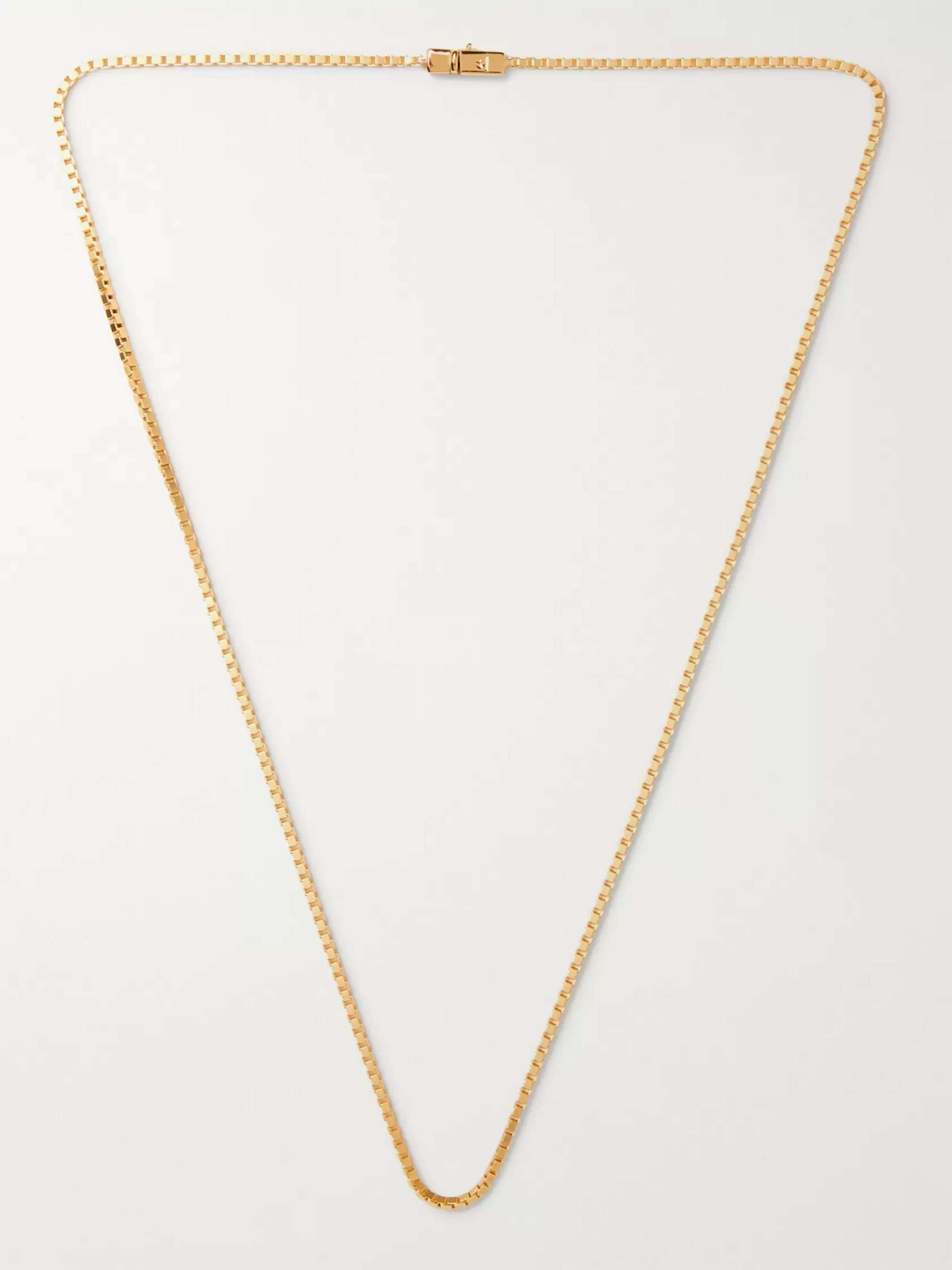 TOM WOOD Gold-Plated Chain Necklace