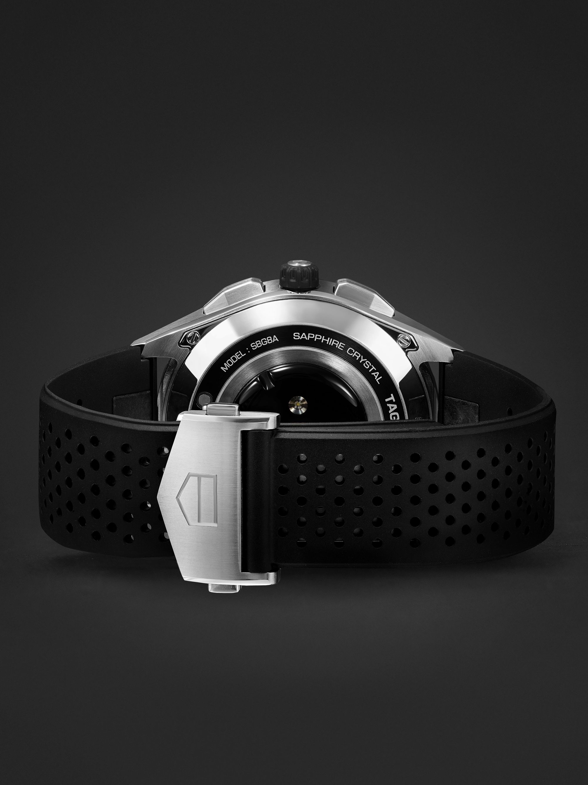 TAG Heuer Connected Modular 45mm Steel and Rubber Smart Watch, Ref. No. SBG8A10.BT6219