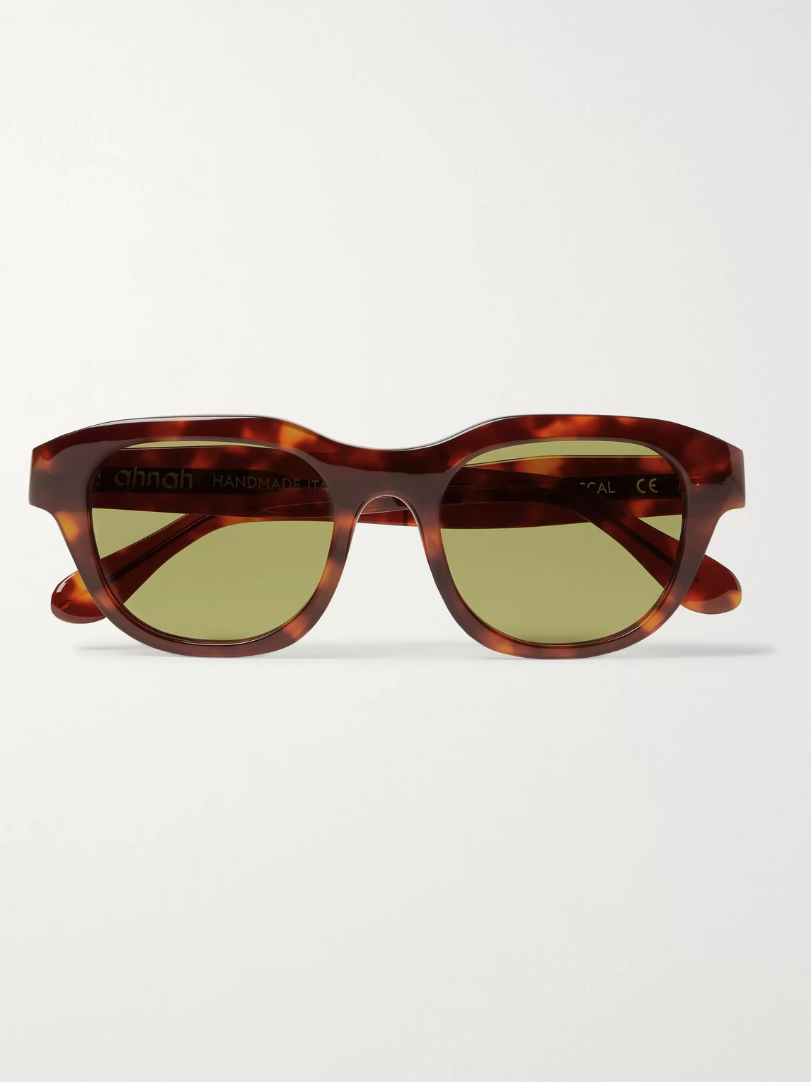 Ahnah Pascal D-frame Tortoiseshell Bio-acetate Sunglasses
