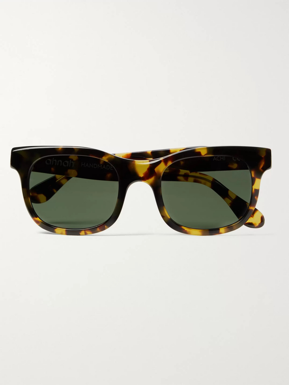 Ahnah Achi Square-frame Tortoiseshell Bio-acetate Sunglasses