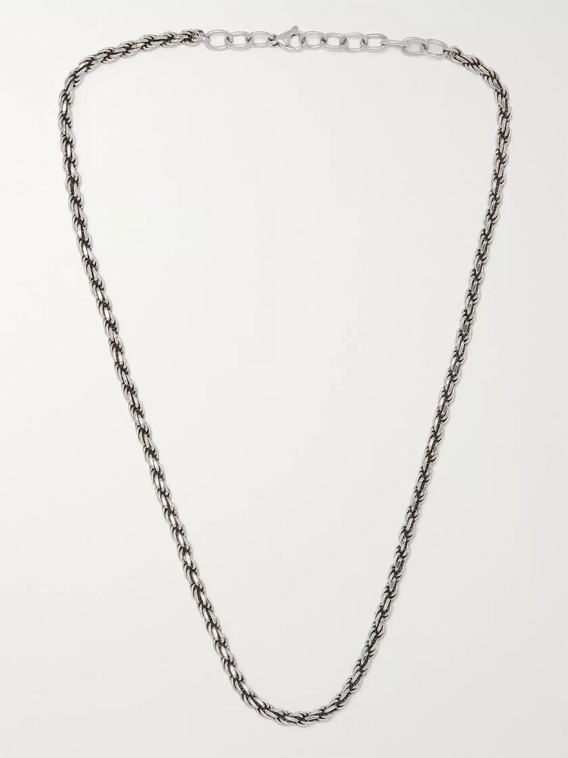 Bottega Veneta Silver-tone Chain Necklace