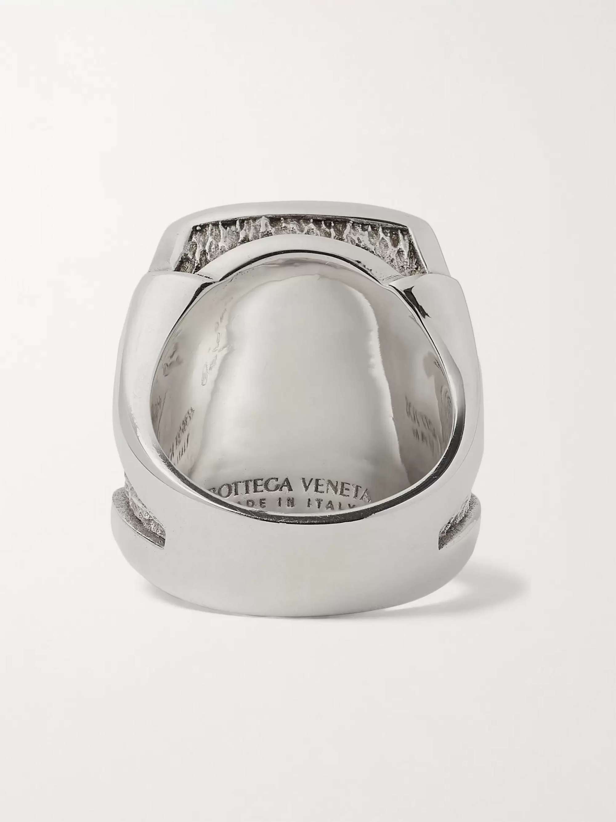 BOTTEGA VENETA Sterling Silver Signet Ring