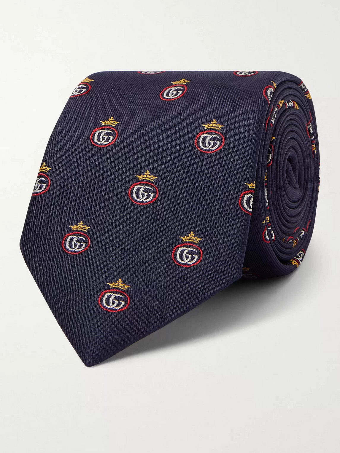 7.5cm Logo-Jacquard Silk Tie