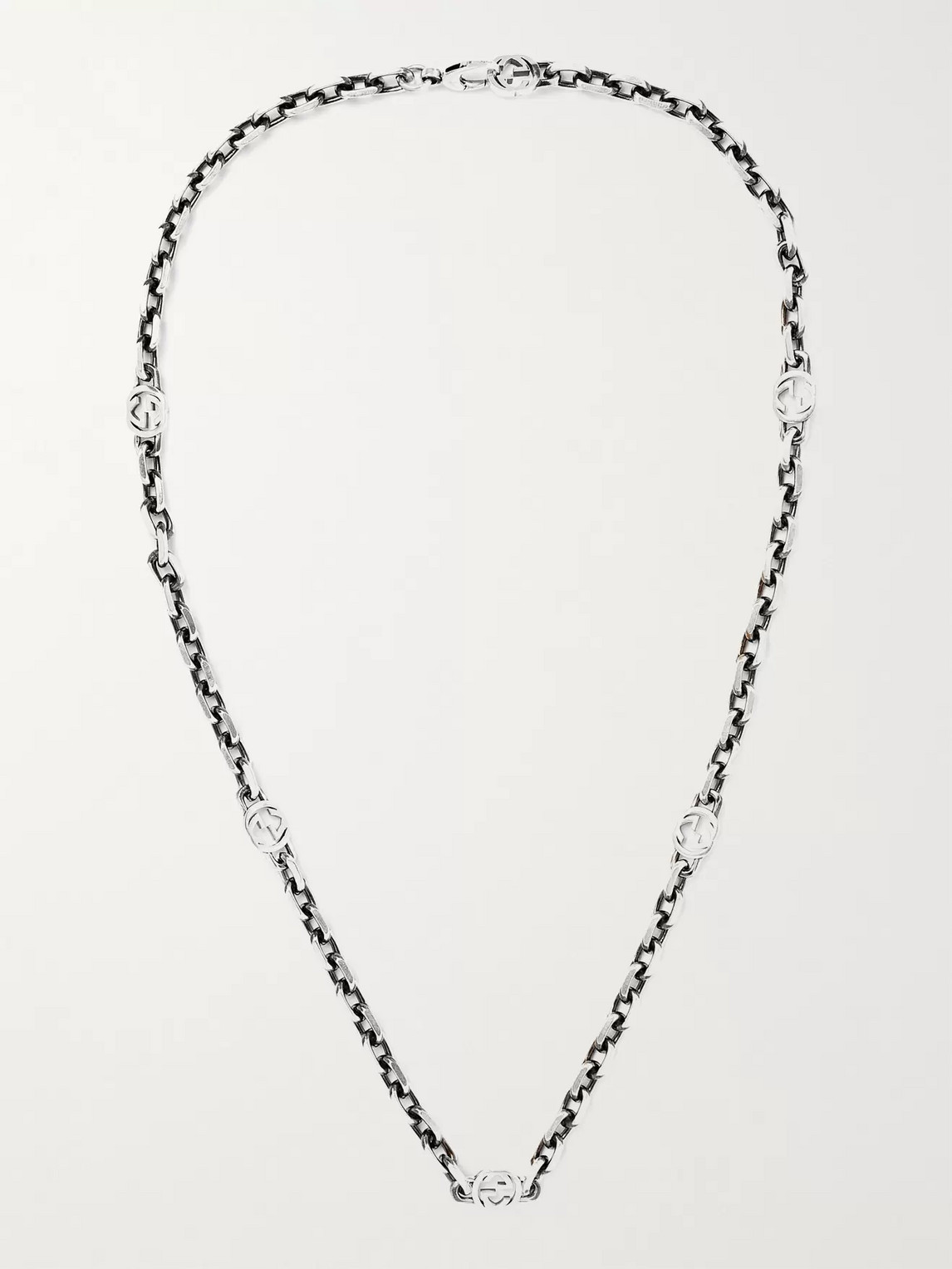 Gucci Burnished Sterling Silver Necklace