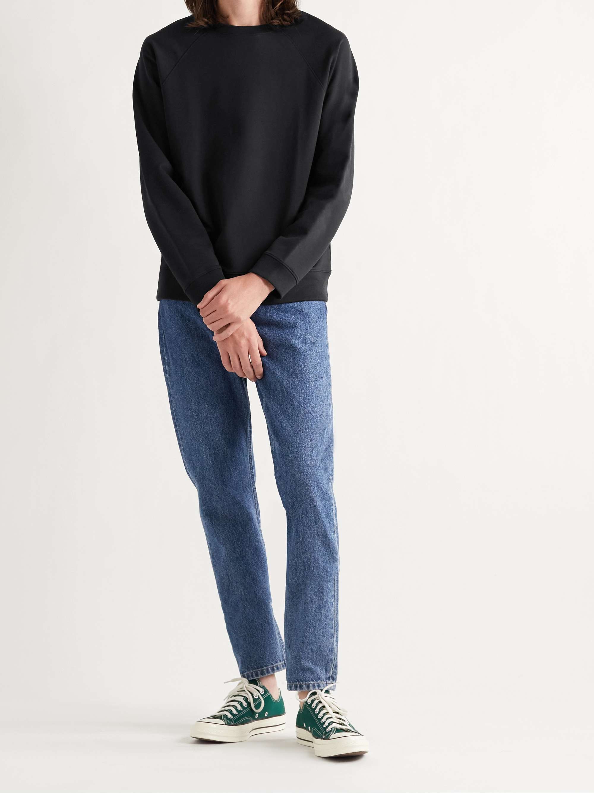 HANDVAERK Flex Stretch Pima Cotton-Jersey Sweatshirt