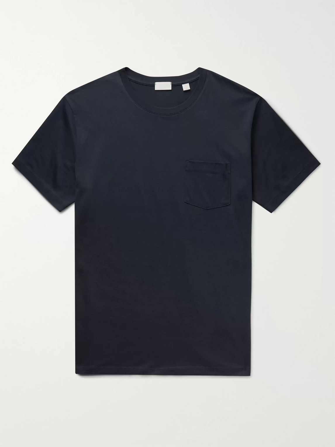 Handvaerk Pima Cotton-jersey T-shirt In Blue