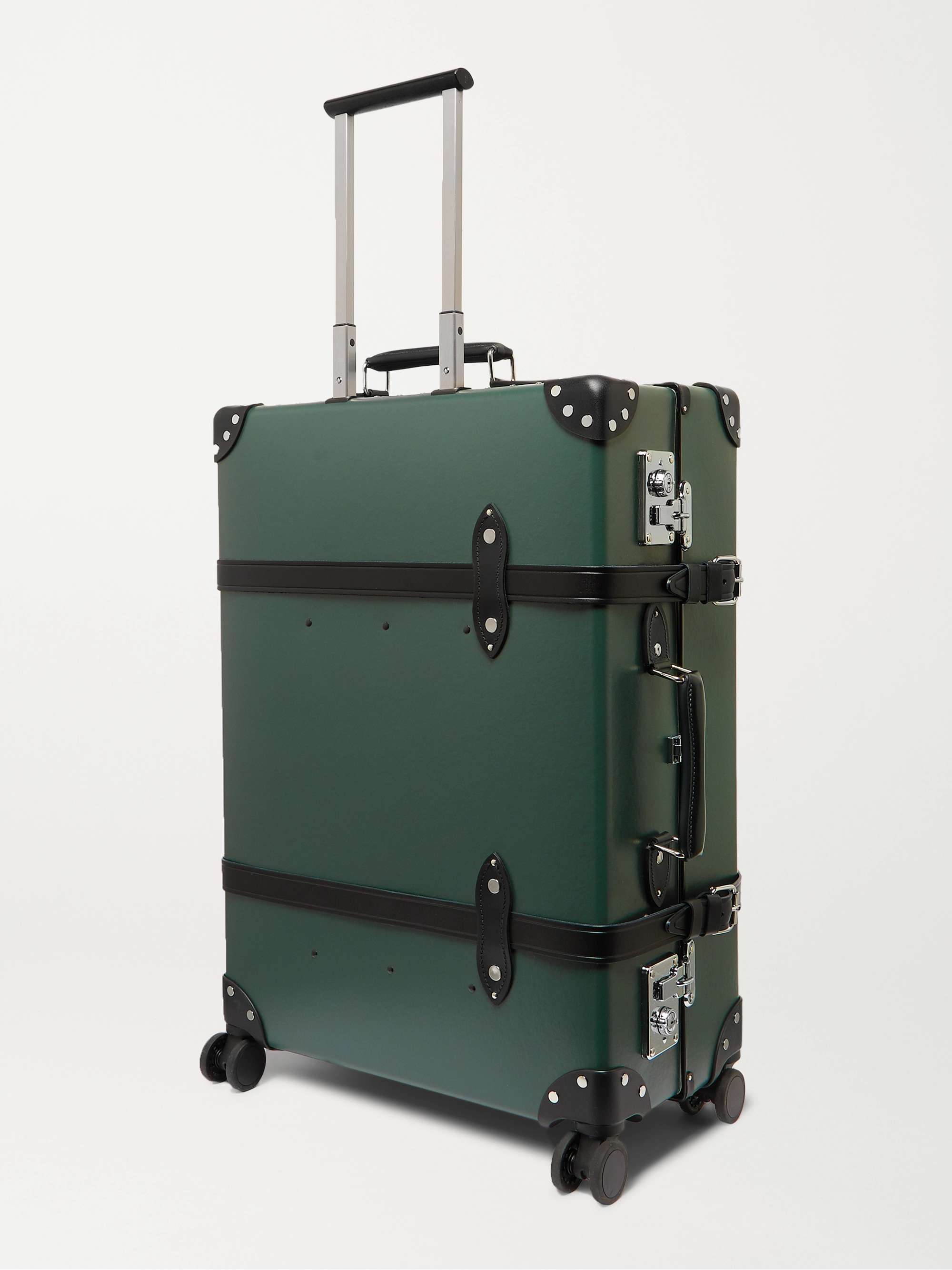 GLOBE-TROTTER + No Time to Die 30" Leather-Trimmed Trolley Case