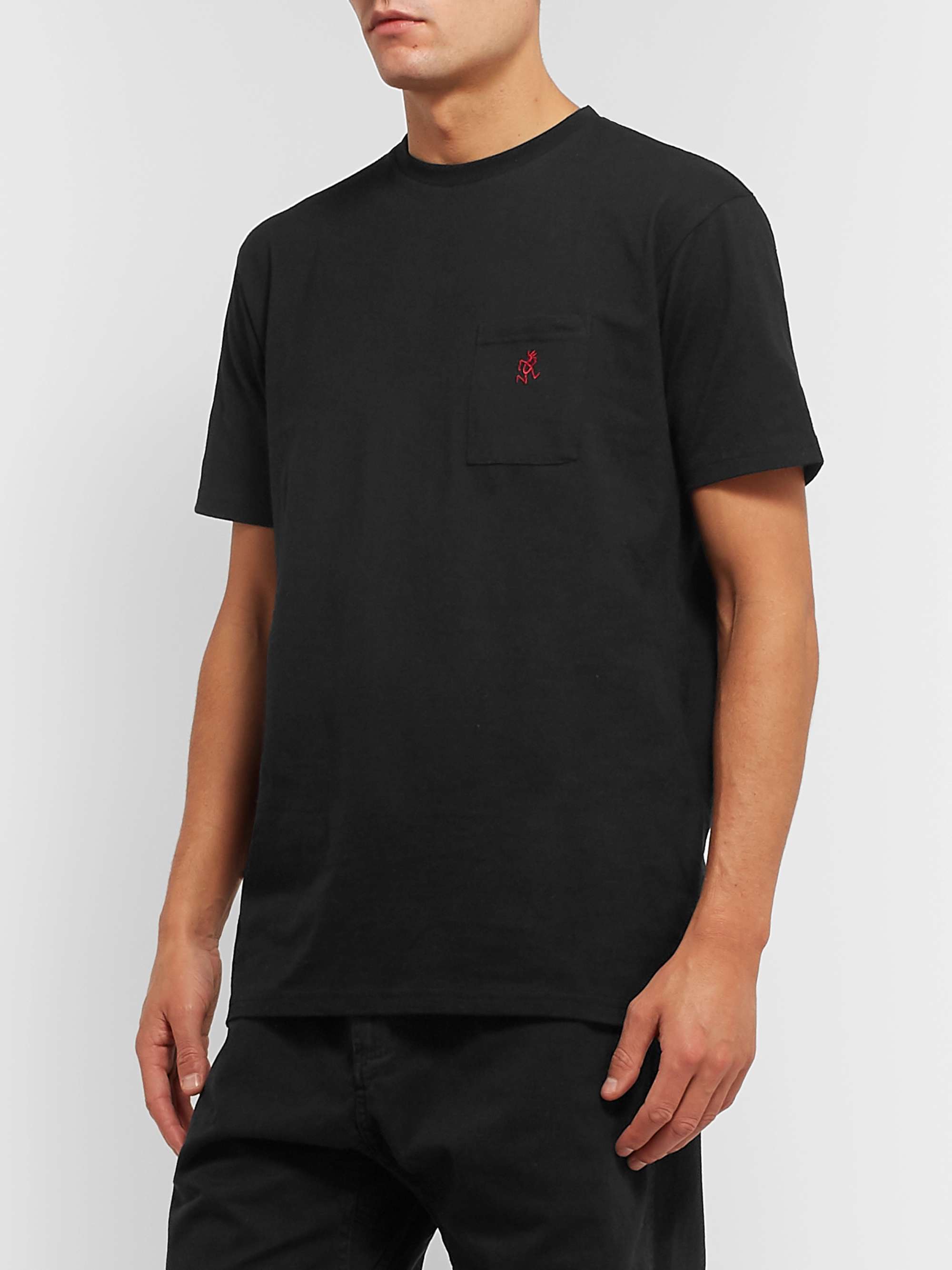 GRAMICCI One Point Logo-Embroidered Cotton-Jersey T-Shirt