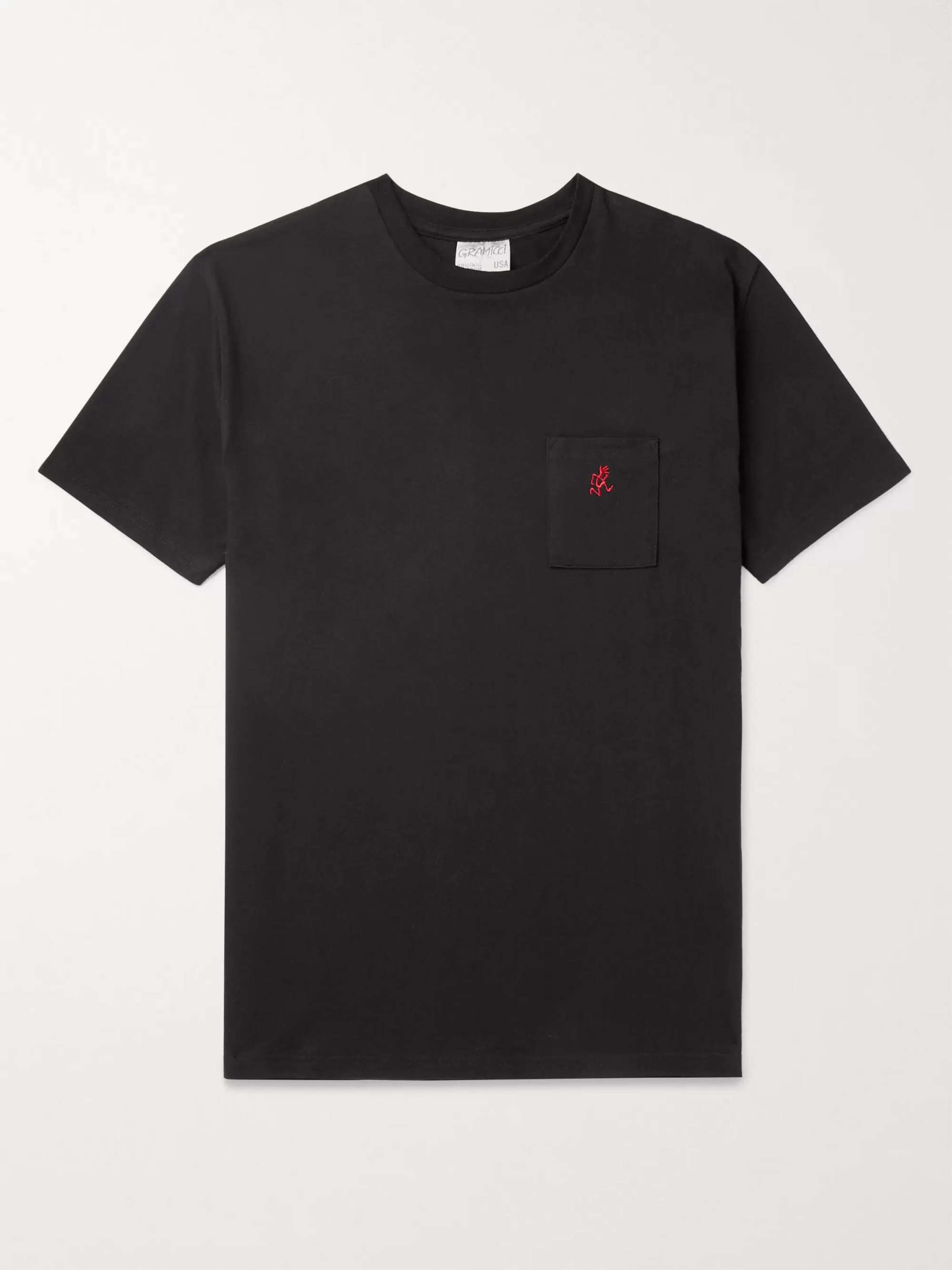 GRAMICCI One Point Logo-Embroidered Cotton-Jersey T-Shirt
