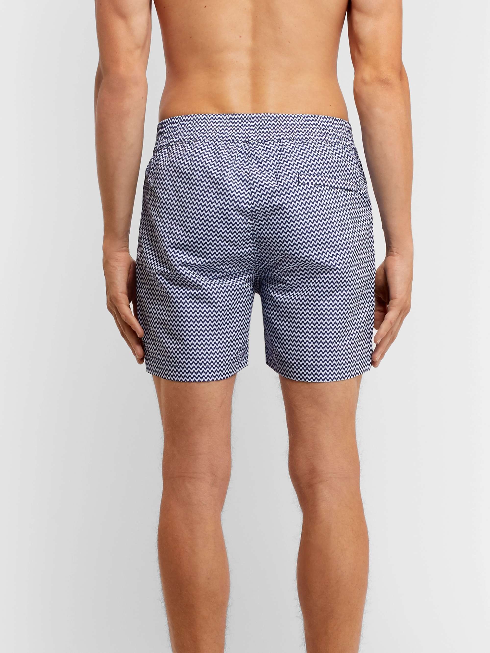 FRESCOBOL CARIOCA Mid-Length Printed Swim Shorts