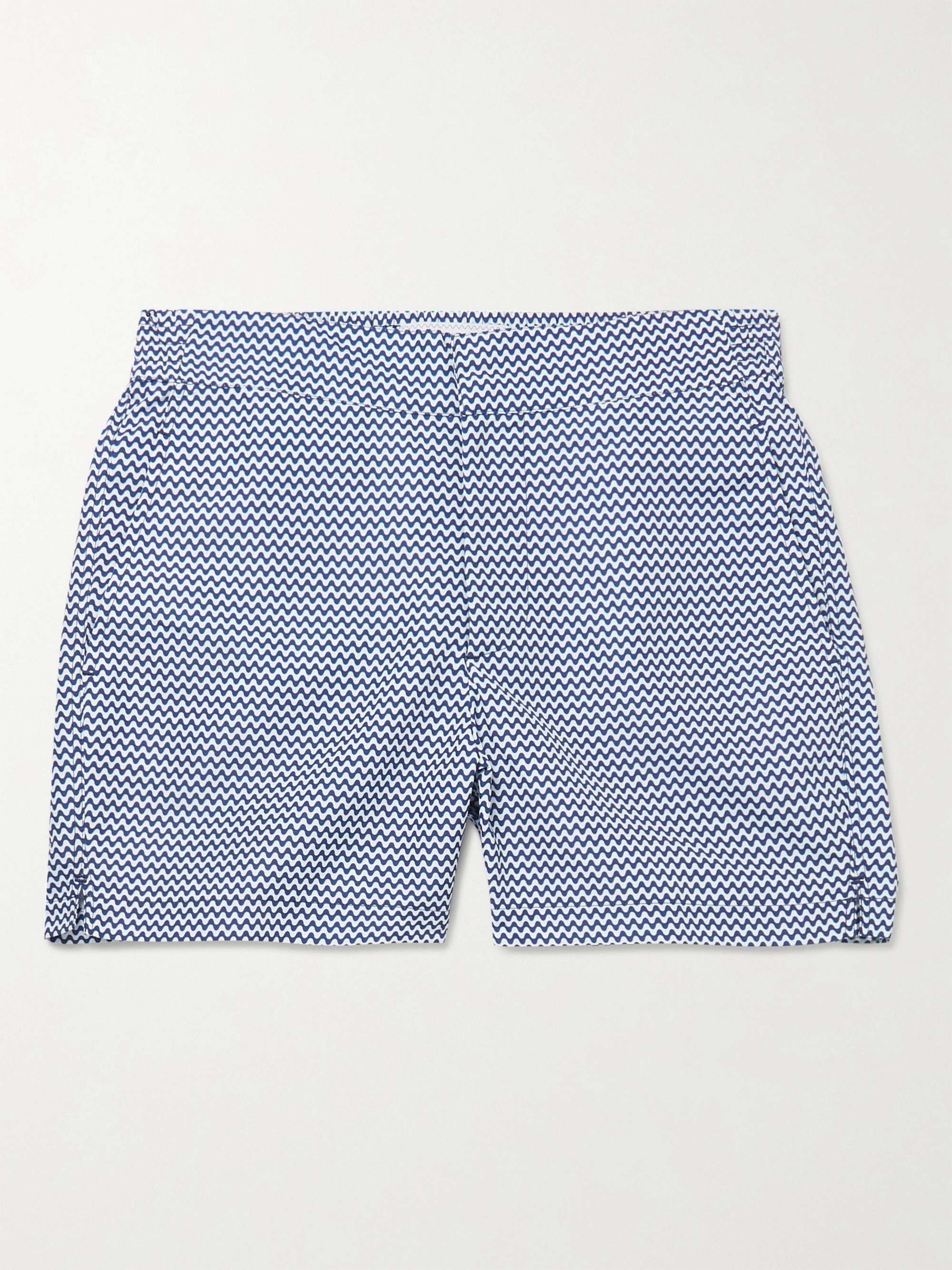 FRESCOBOL CARIOCA Mid-Length Printed Swim Shorts