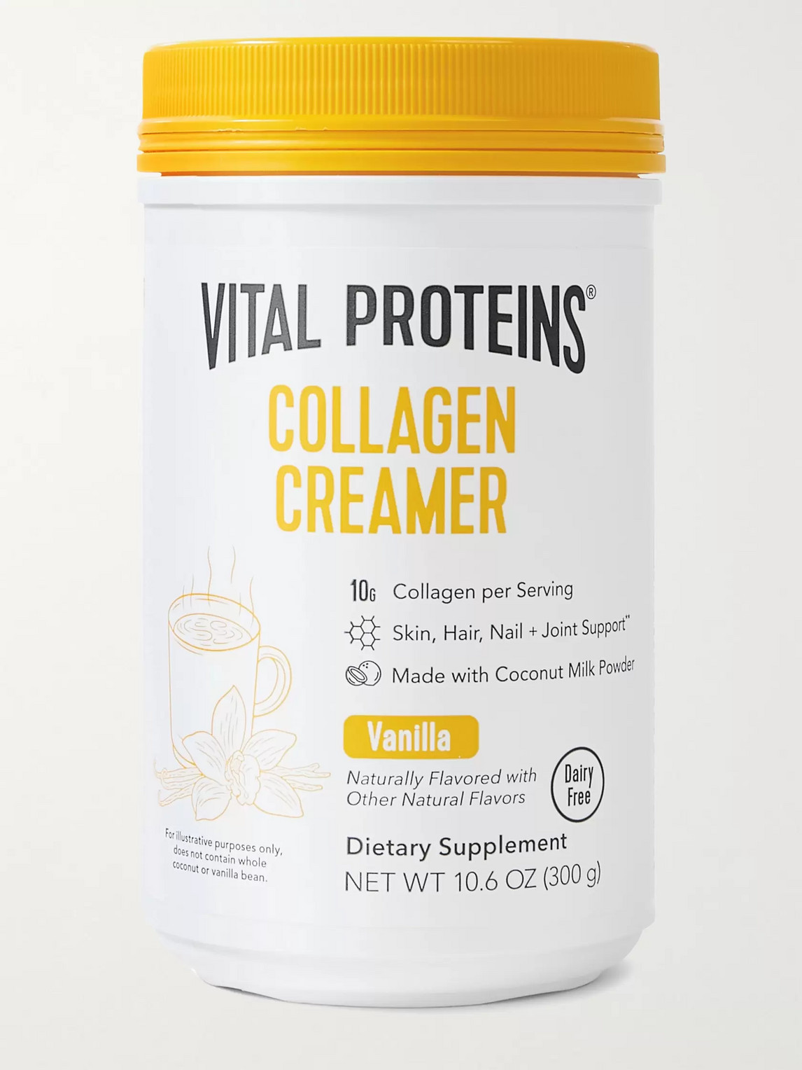 Vital Proteins Vanilla Collagen Creamer, 300g In Colorless