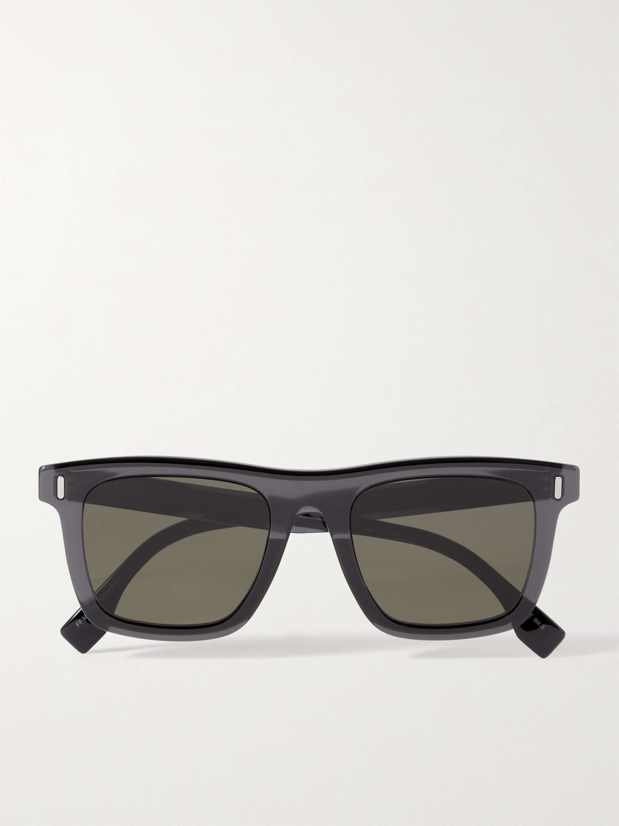 FENDI Square-Frame Tortoiseshell Acetate Sunglasses