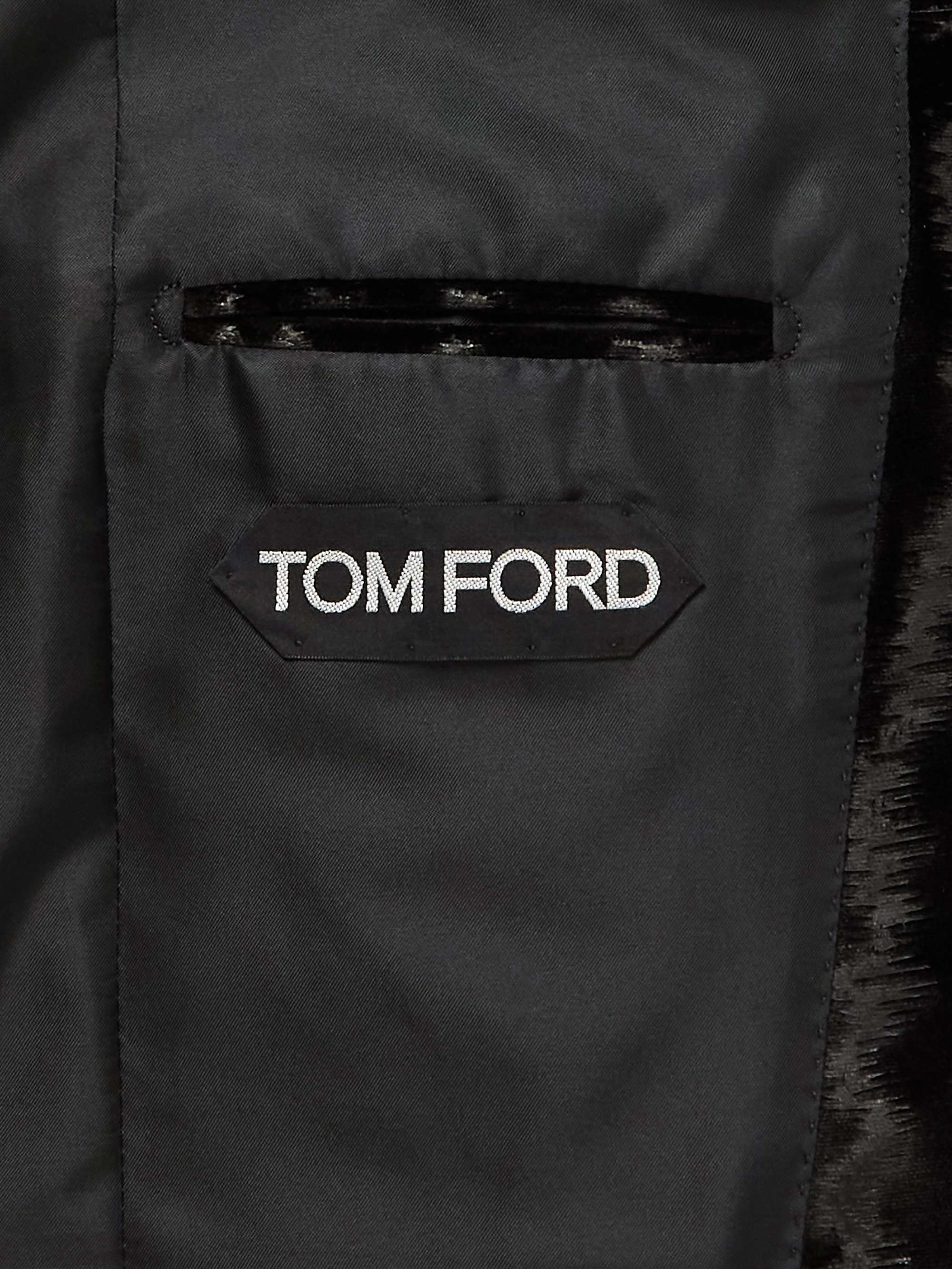 TOM FORD Atticus Slim-Fit Velvet Moire Tuxedo Jacket