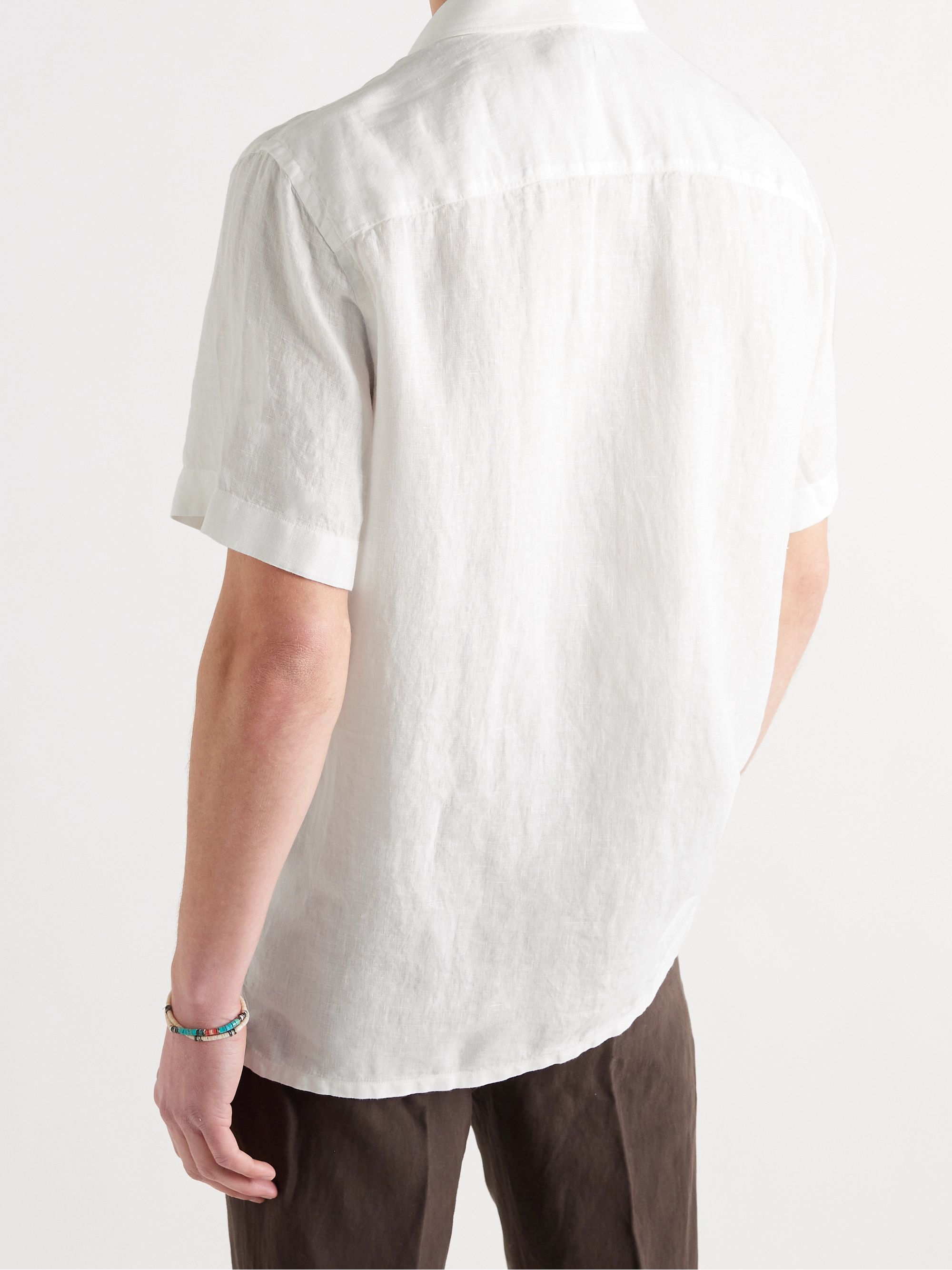 White Linen Shirt | LORO PIANA | MR PORTER