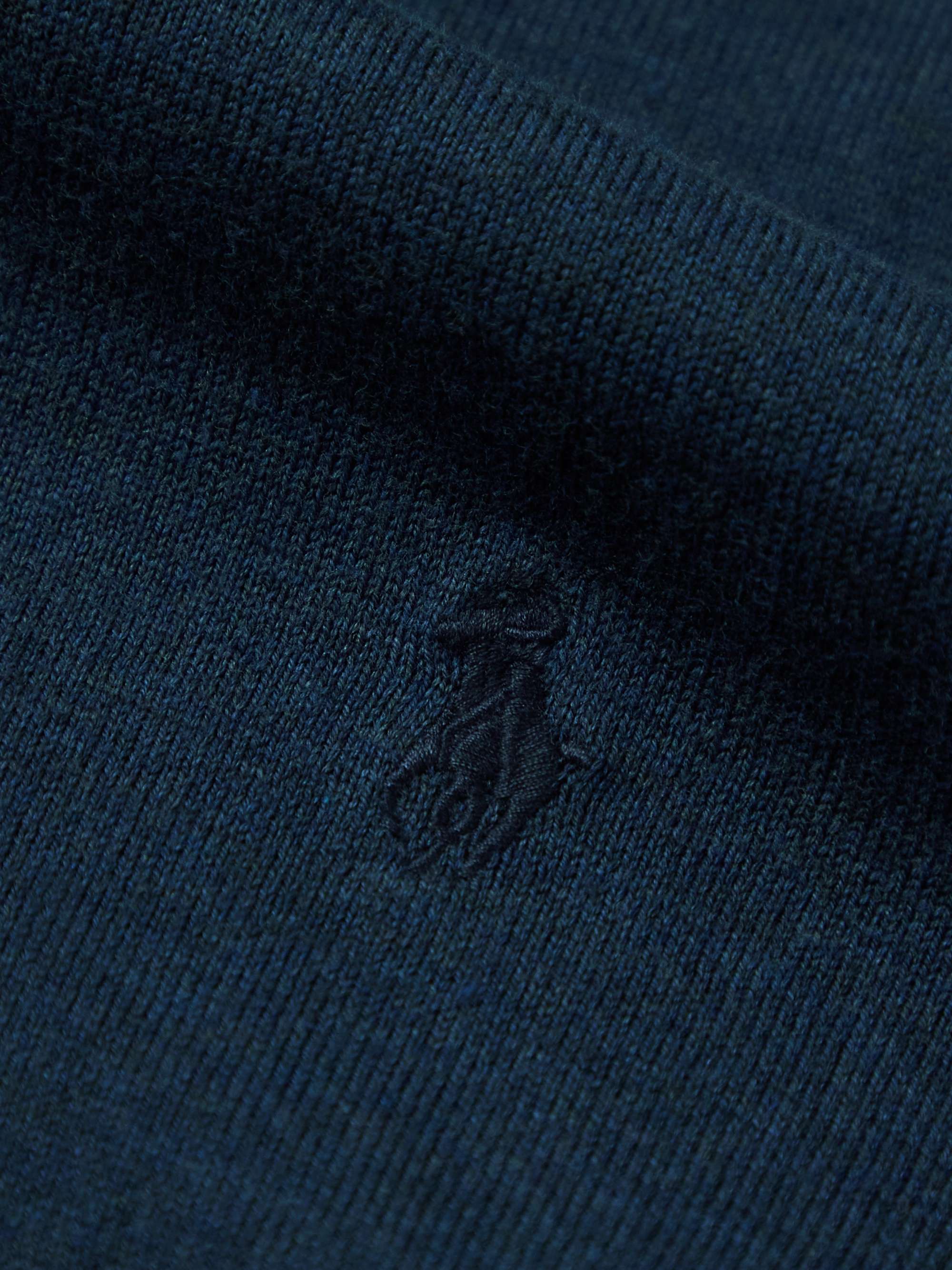 POLO RALPH LAUREN Logo-Embroidered Pima Cotton Sweater