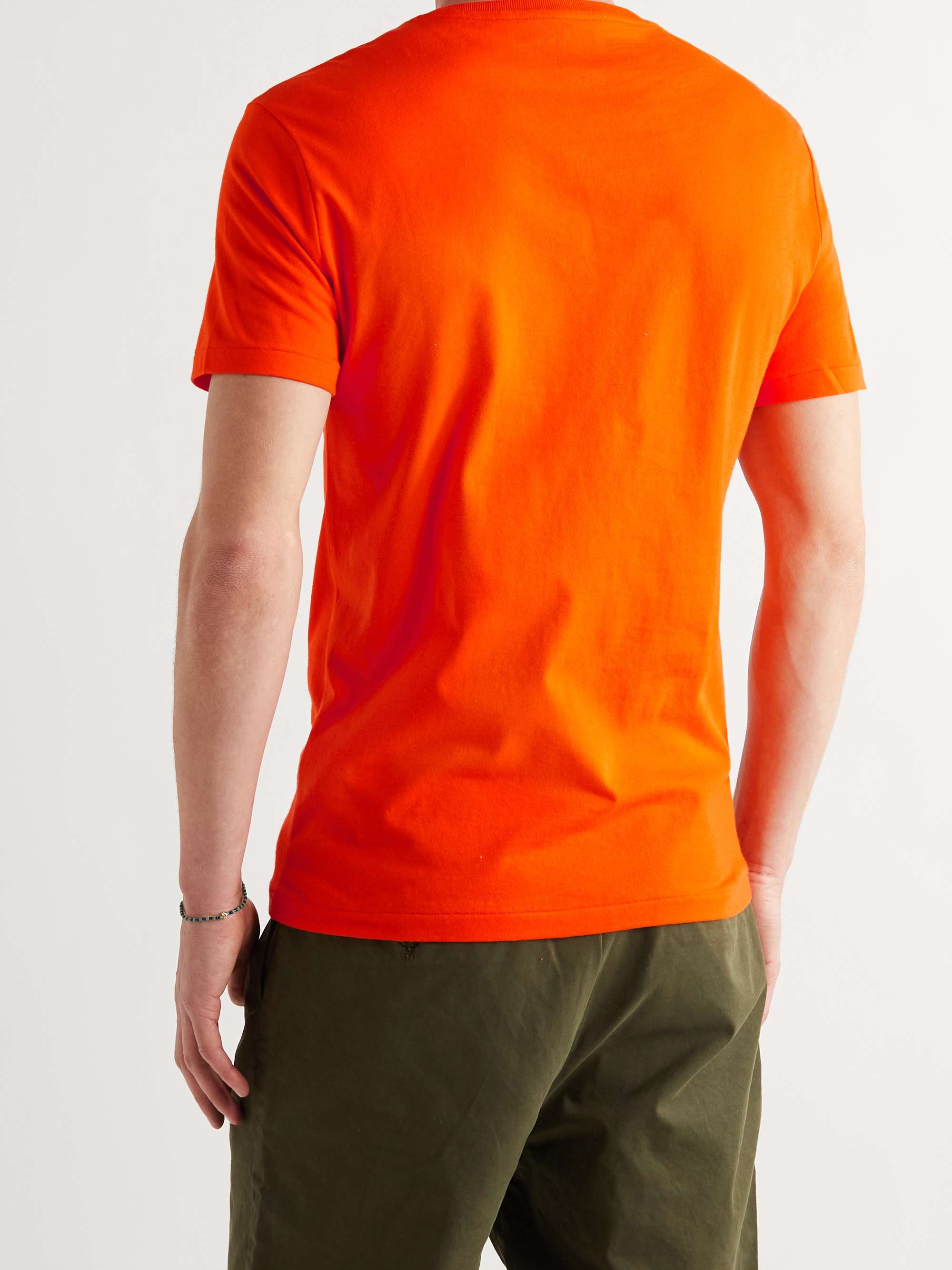 POLO RALPH LAUREN Slim-Fit Mélange Cotton-Jersey T-Shirt