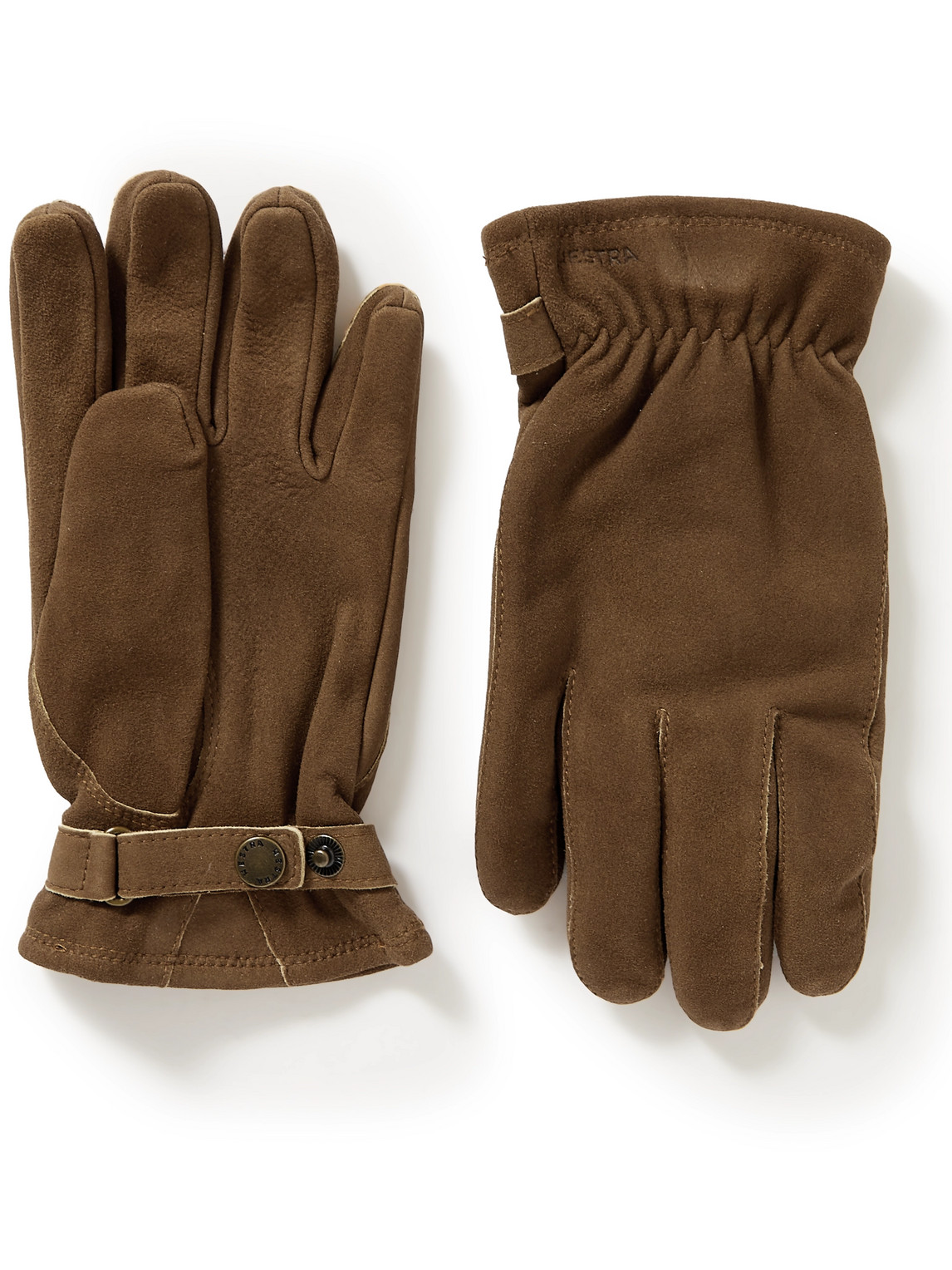 Hestra Torgil Suede Gloves In Brown