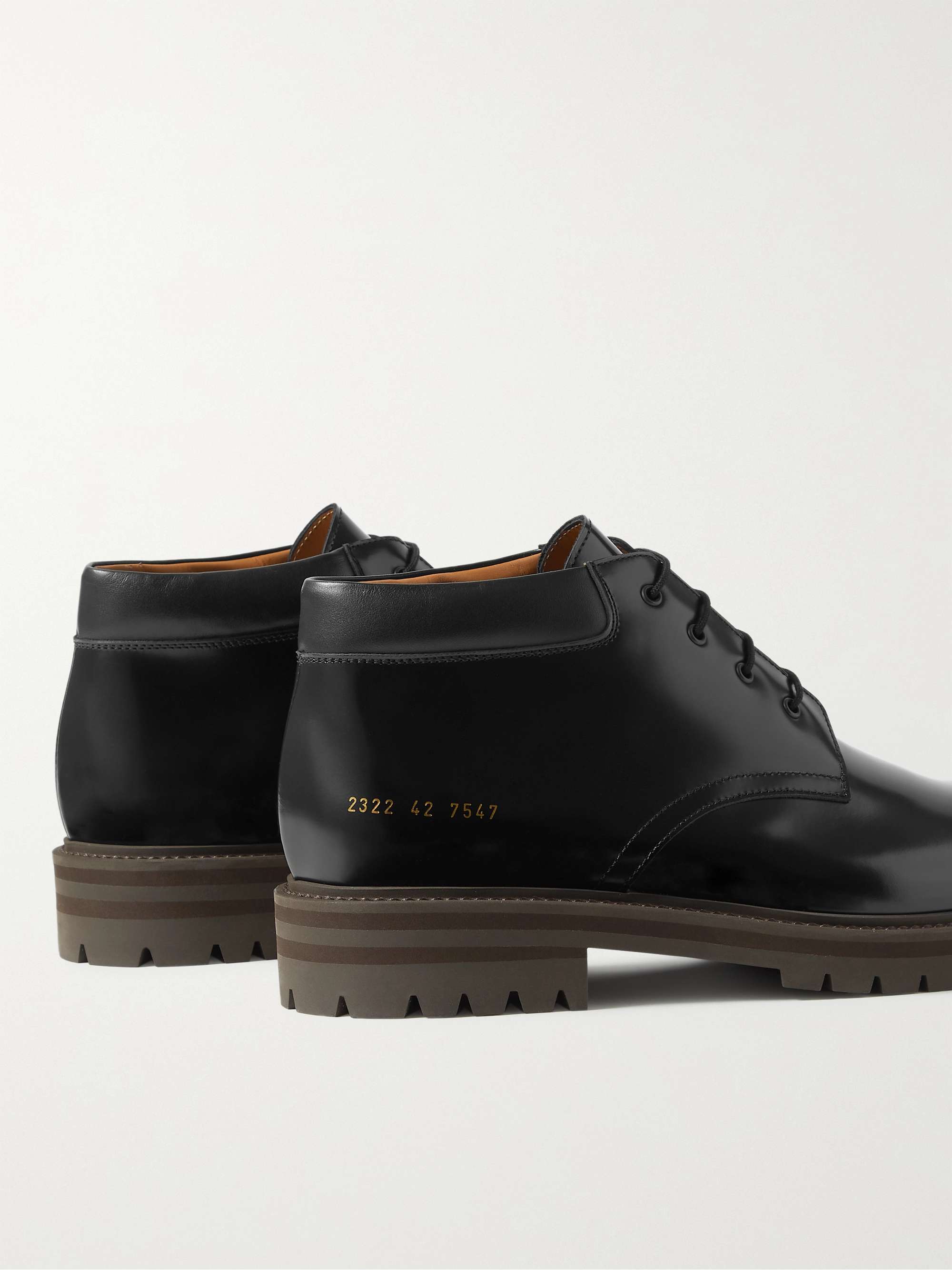 COMMON PROJECTS Combat Derby Leather Boots