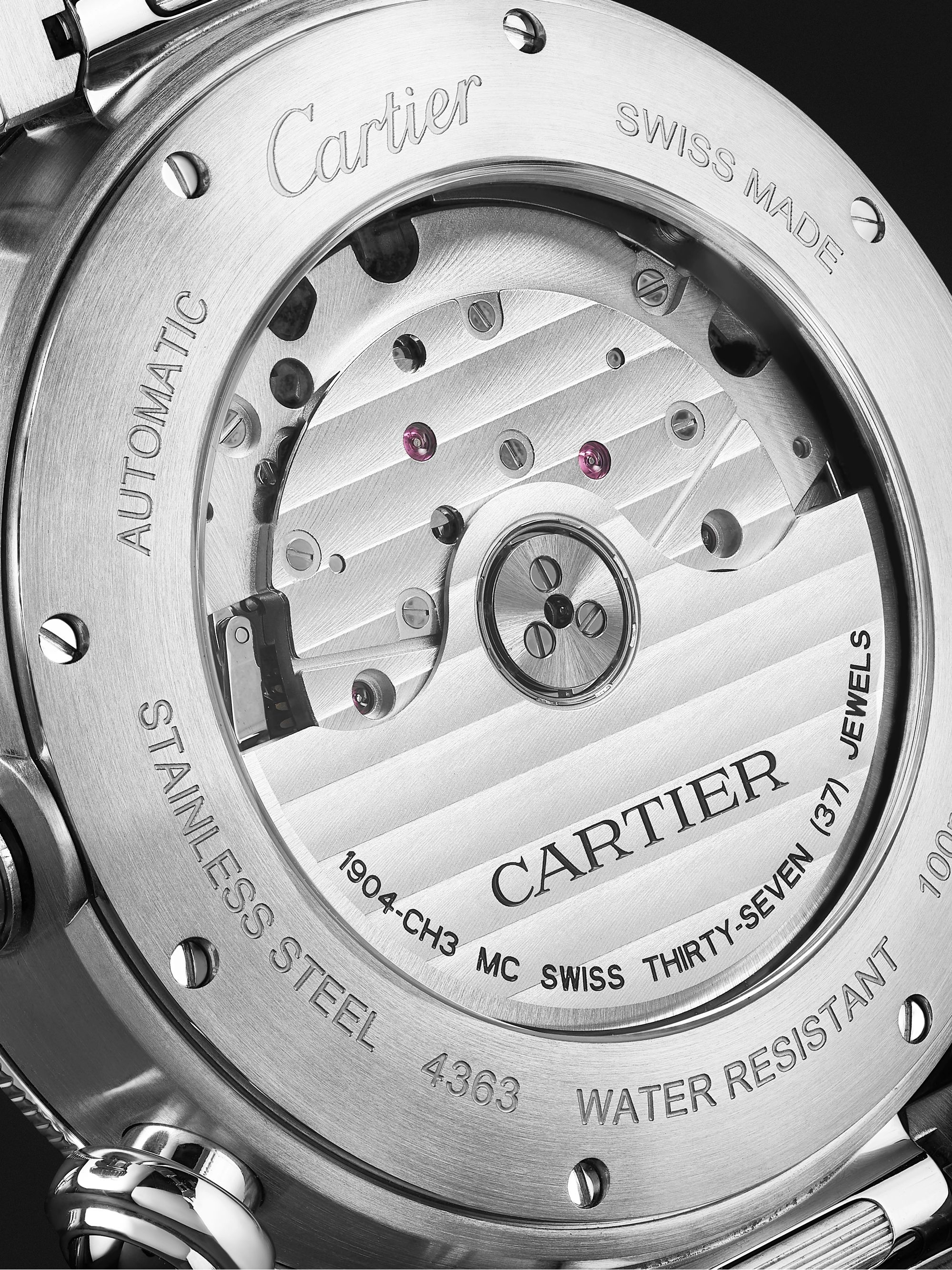 CARTIER Pasha de Cartier Automatic Chronograph 41mm Stainless Steel Watch, Ref. No. WSPA0018