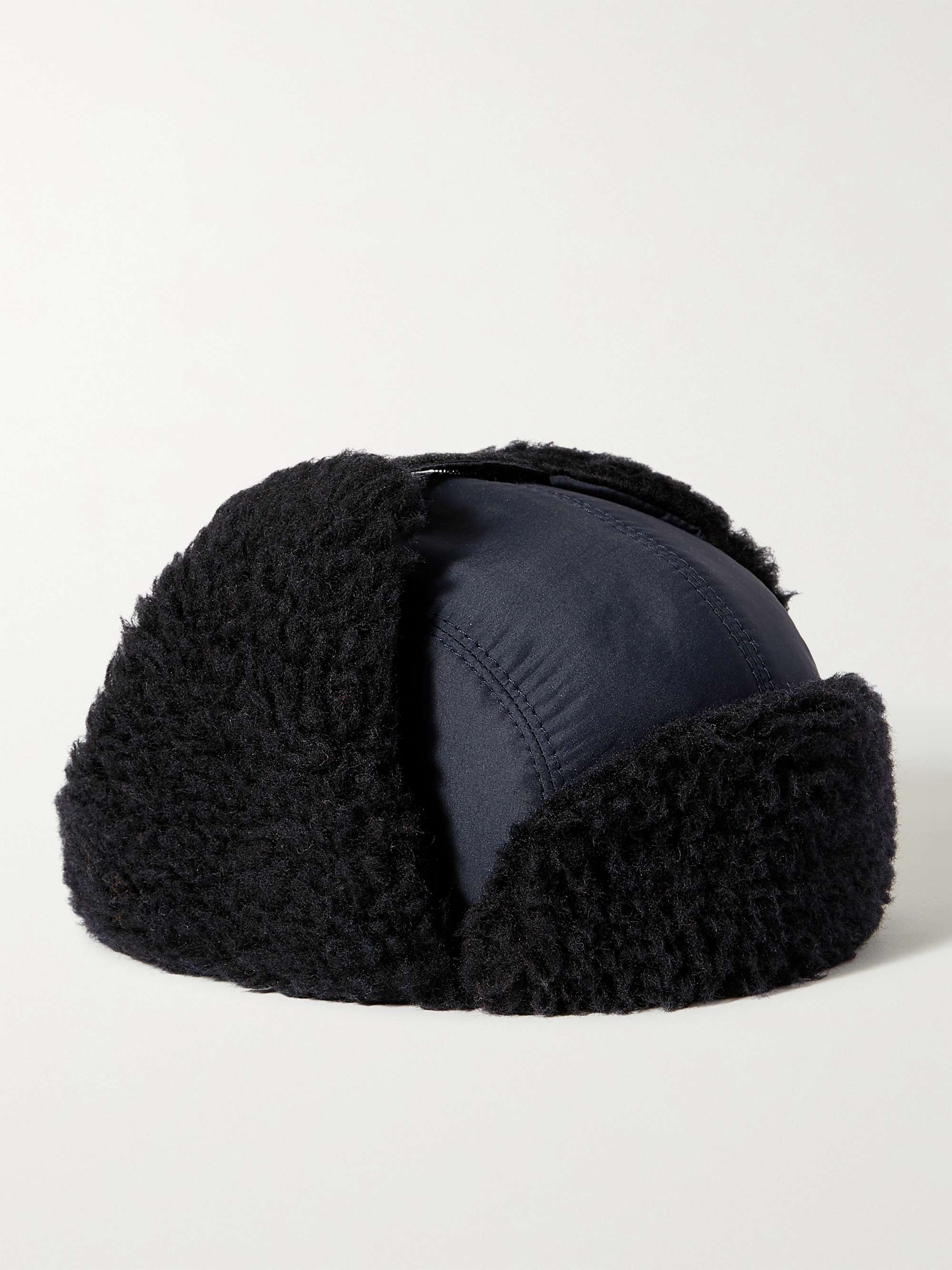 A KIND OF GUISE Khoni Virgin Wool-Blend and Faux Shearling Trapper Hat