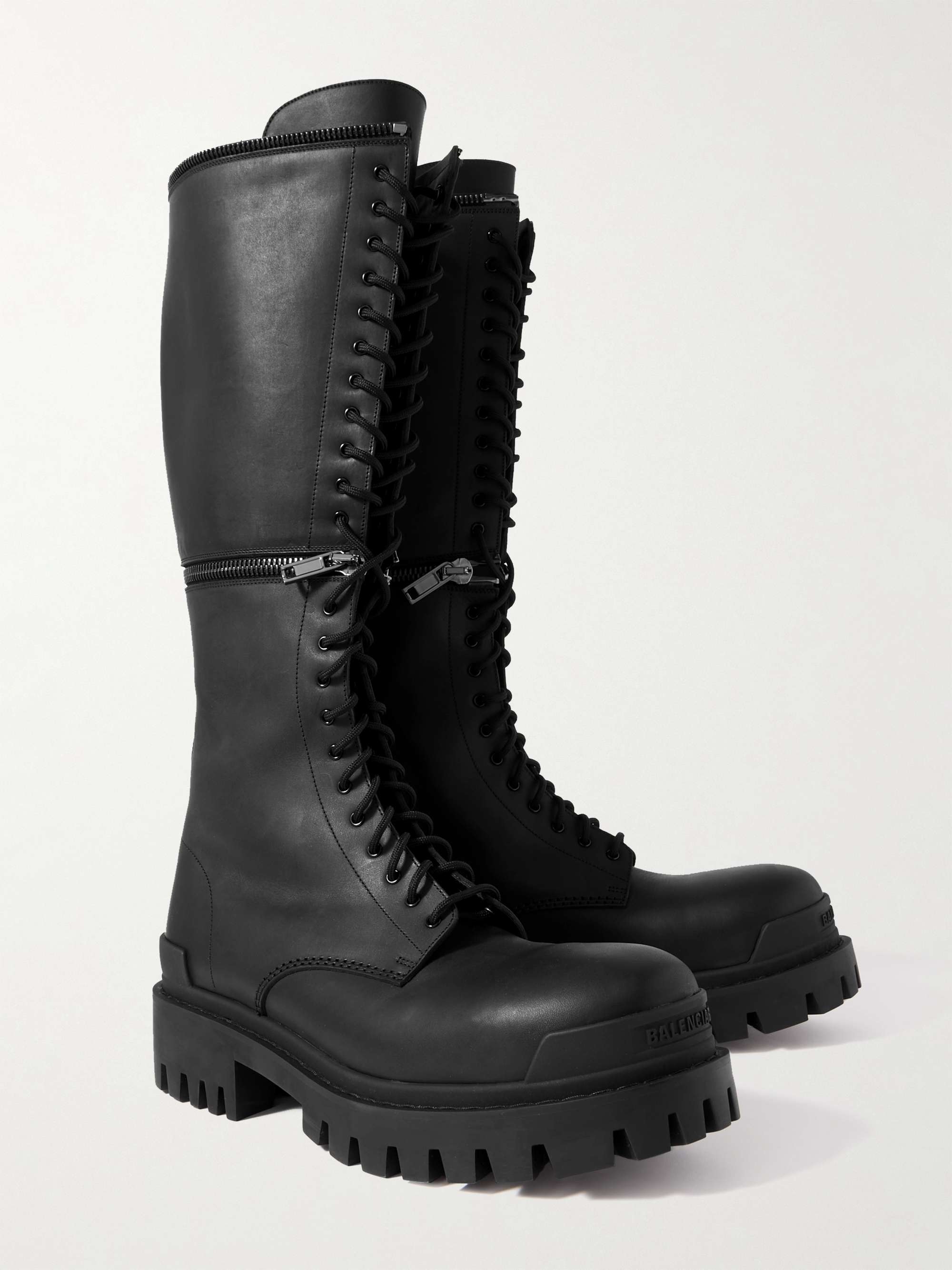 BALENCIAGA Master Leather Boots