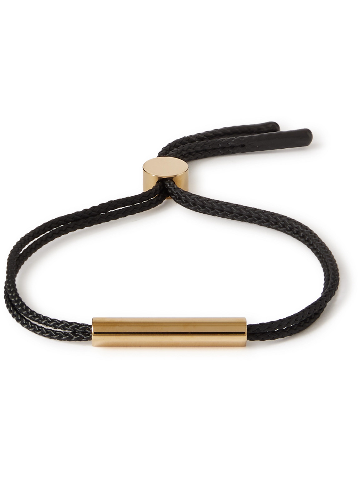 Alice Made This Charlie 24-karat Gold-plated And Cord Bracelet In Black