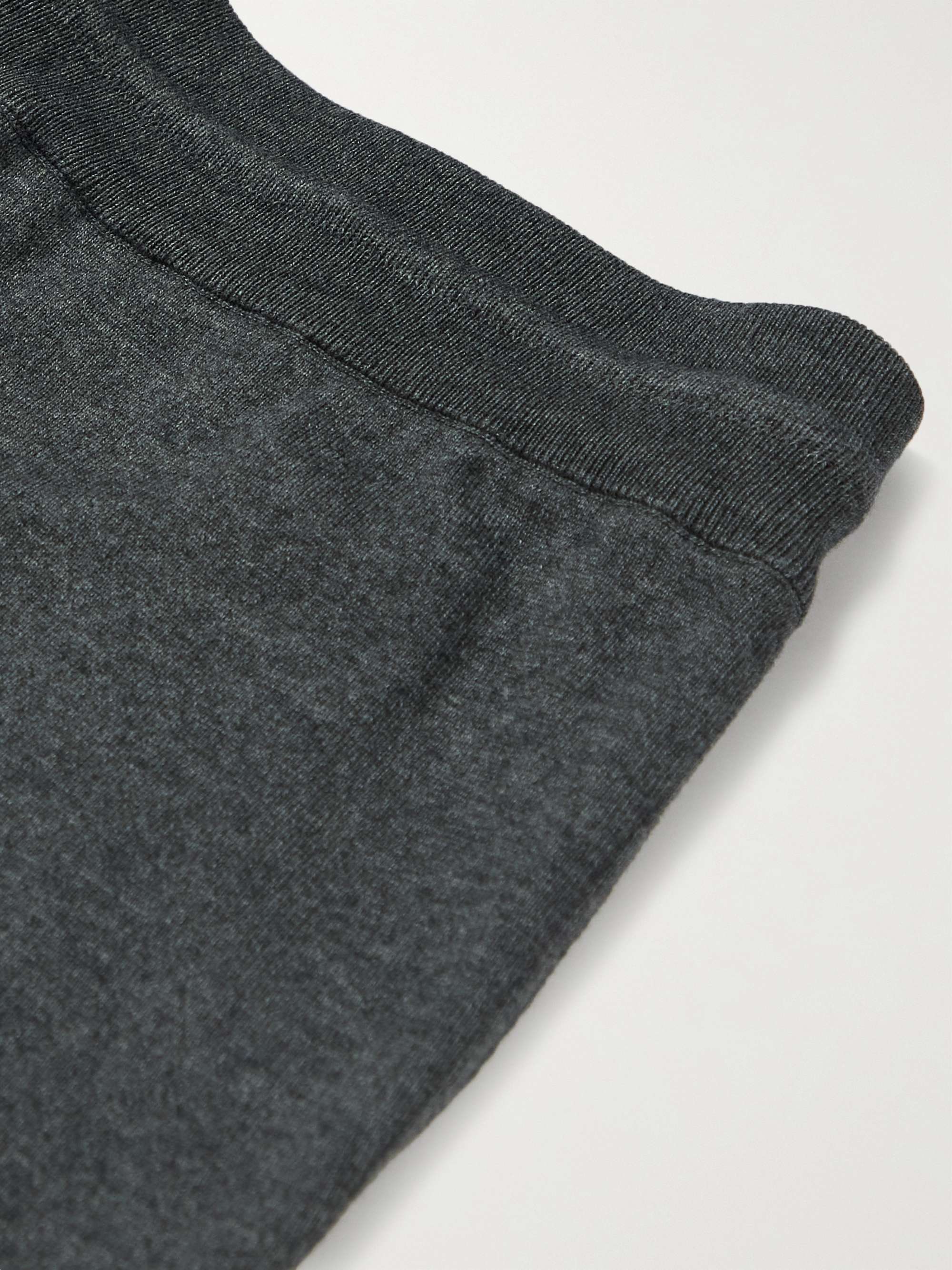 LORO PIANA Tapered Cashmere and Cotton-Blend Sweatpants