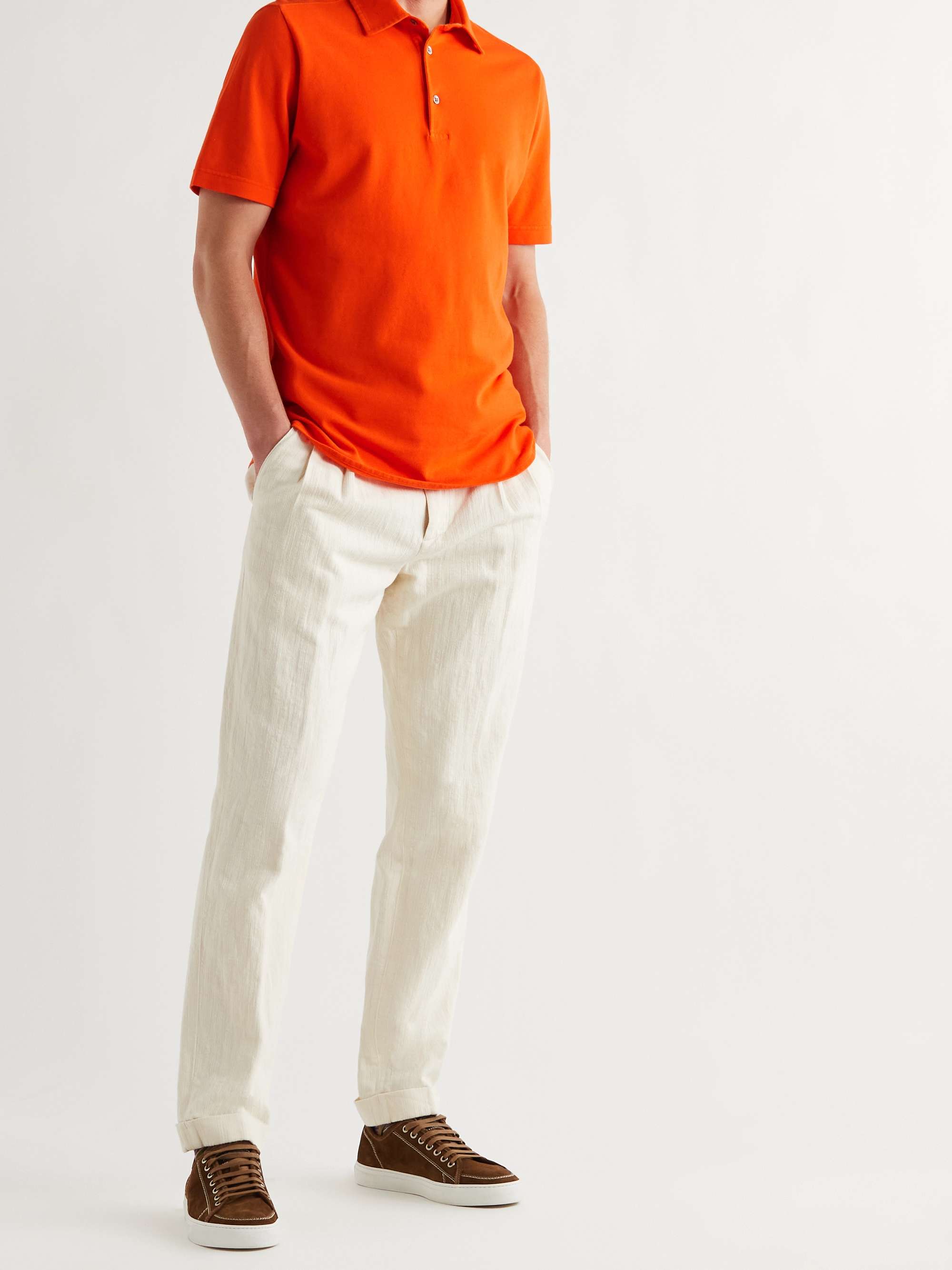Cotton-Piqué Polo Shirt