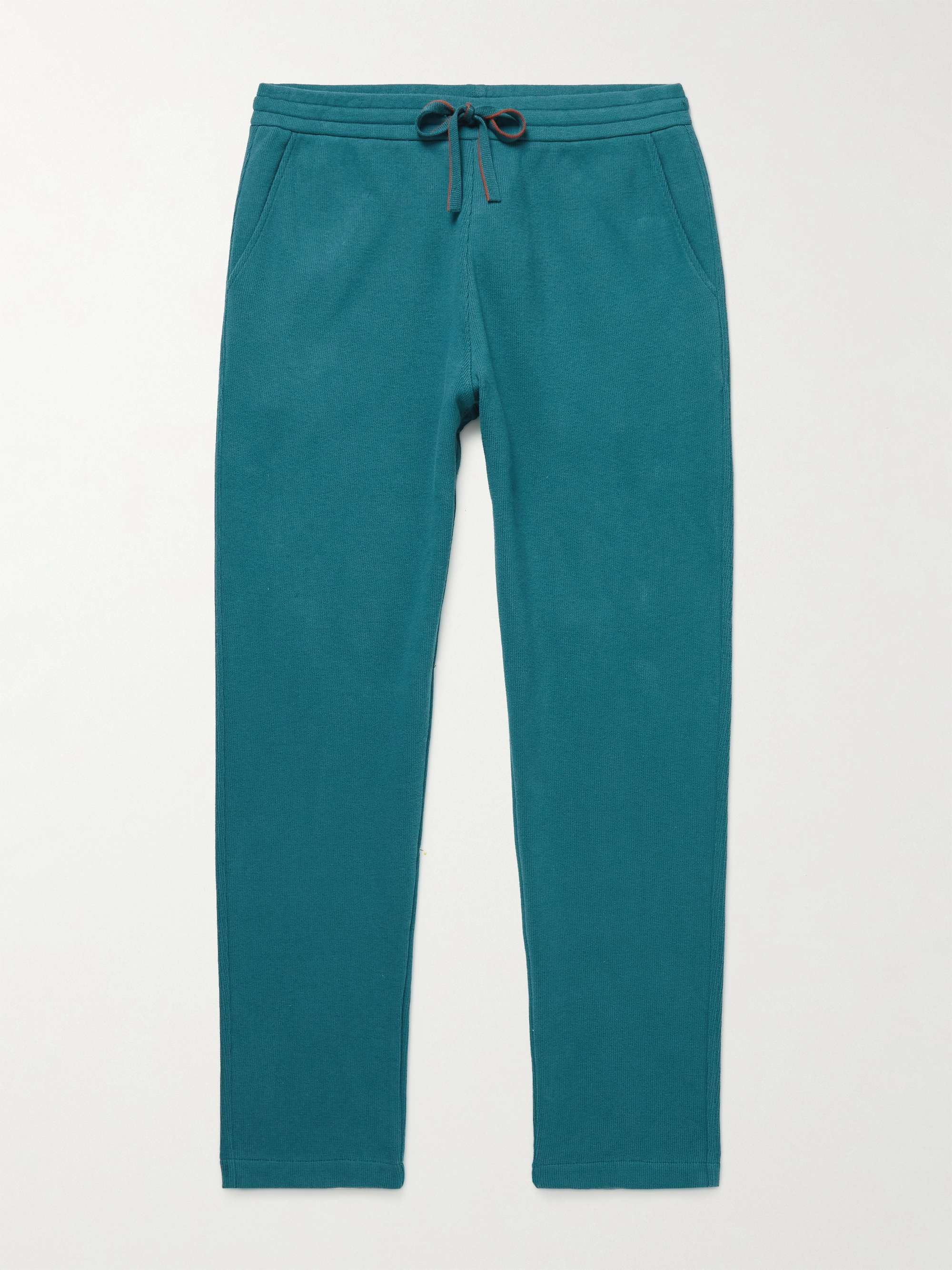 LORO PIANA Slim-Fit Tapered Cotton-Jersey Sweatpants