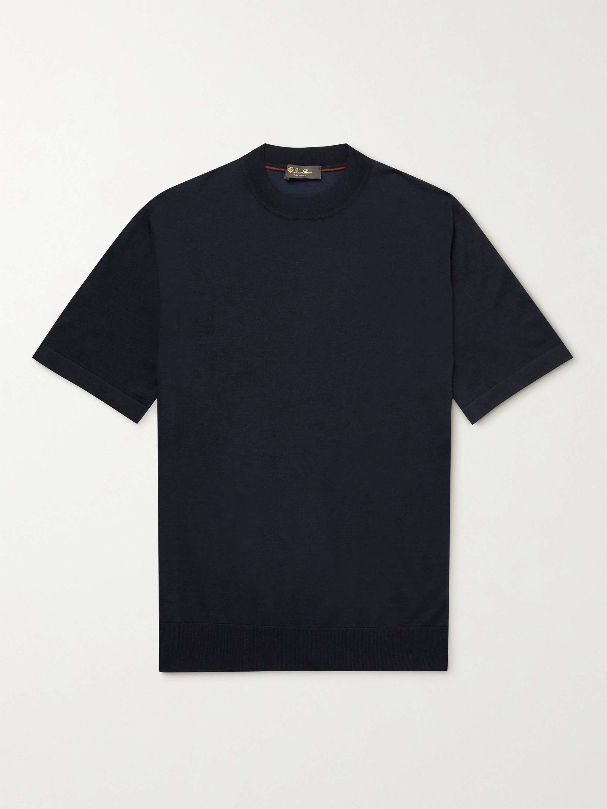 LORO PIANA Cashmere and Silk-Blend T-Shirt