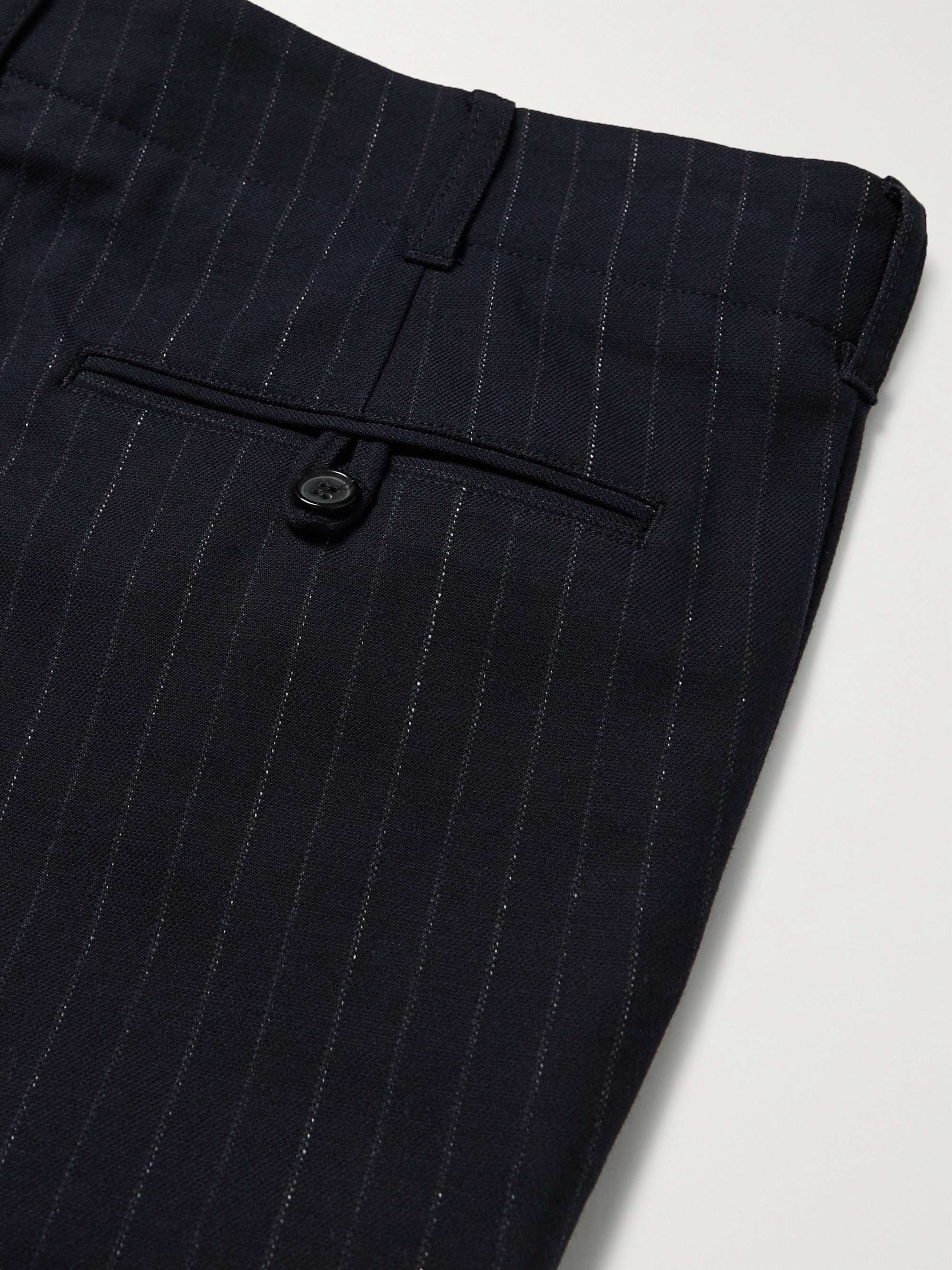 PAUL SMITH Slim-Fit Pinstriped Cotton-Blend Trousers