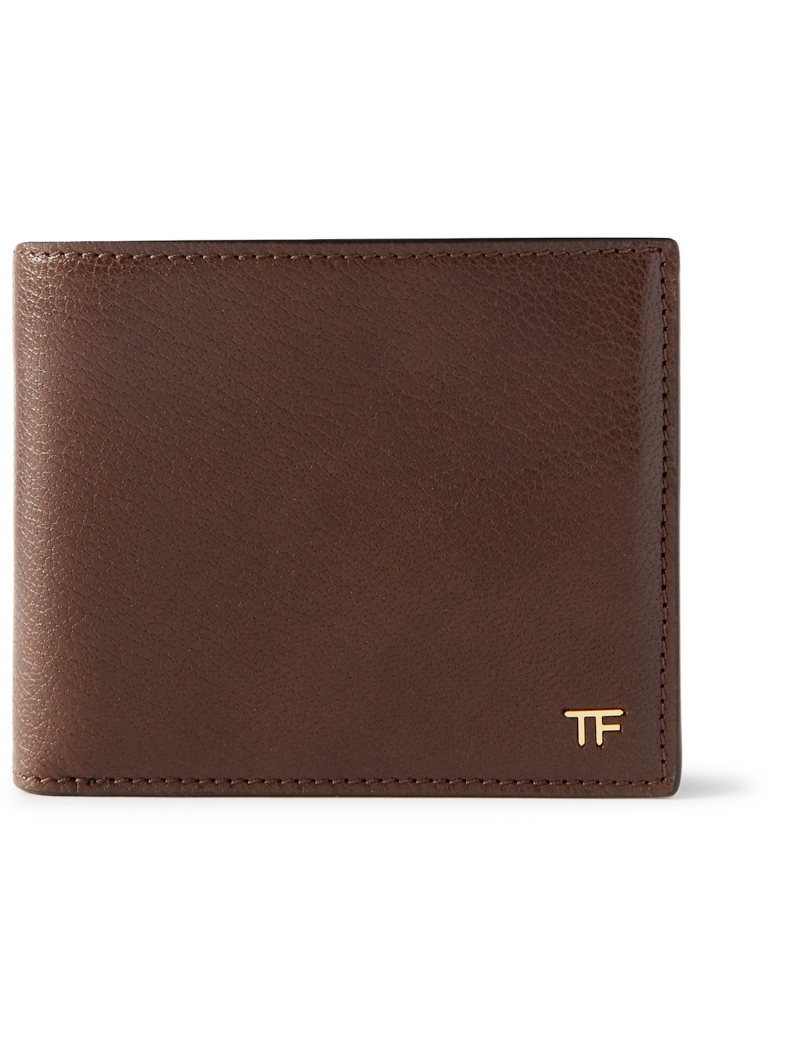 Tom Ford Leather Billfold Wallet In Brown