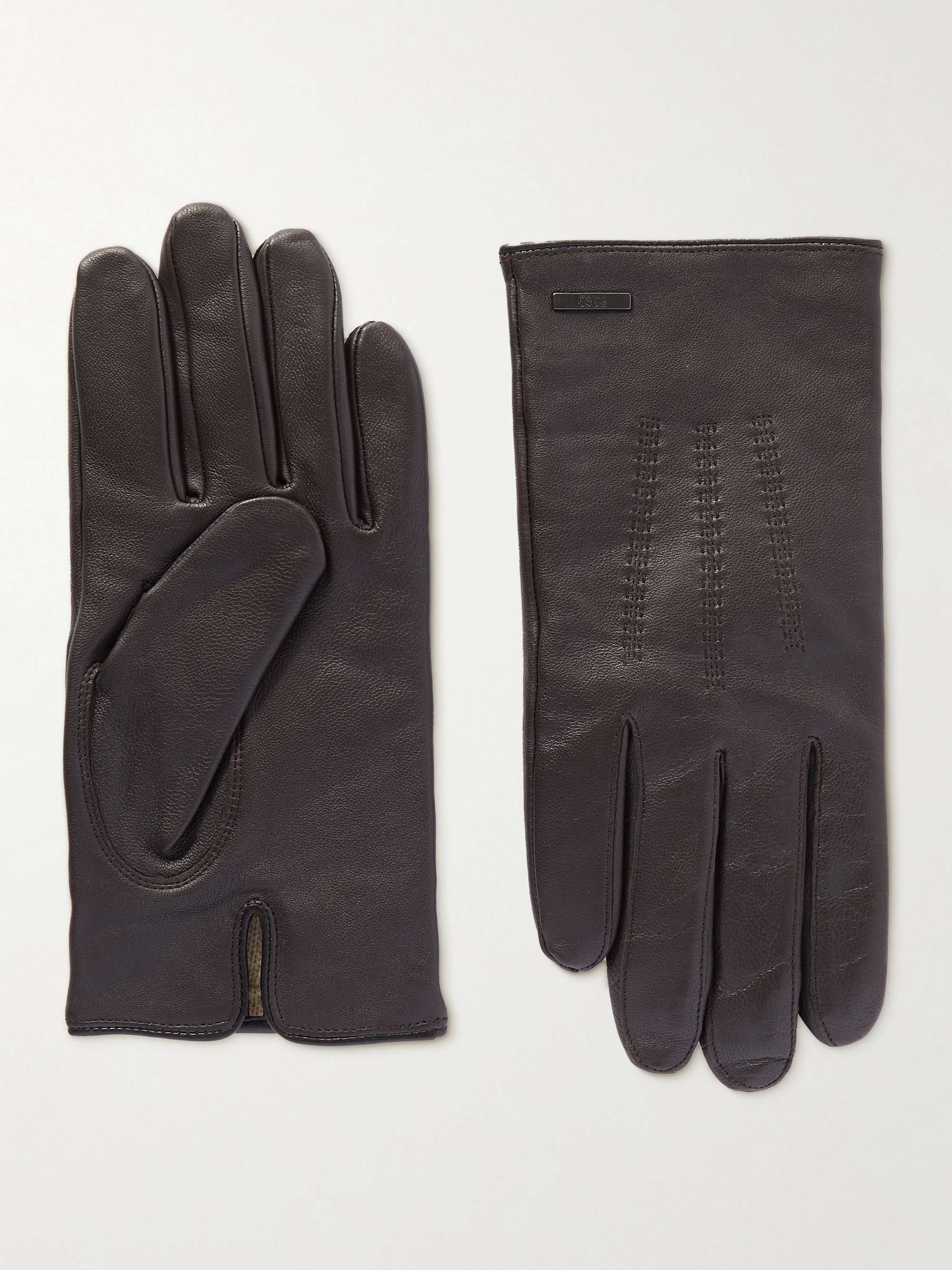 휴고 보스 장갑 Hugo Boss Leather Gloves,Brown