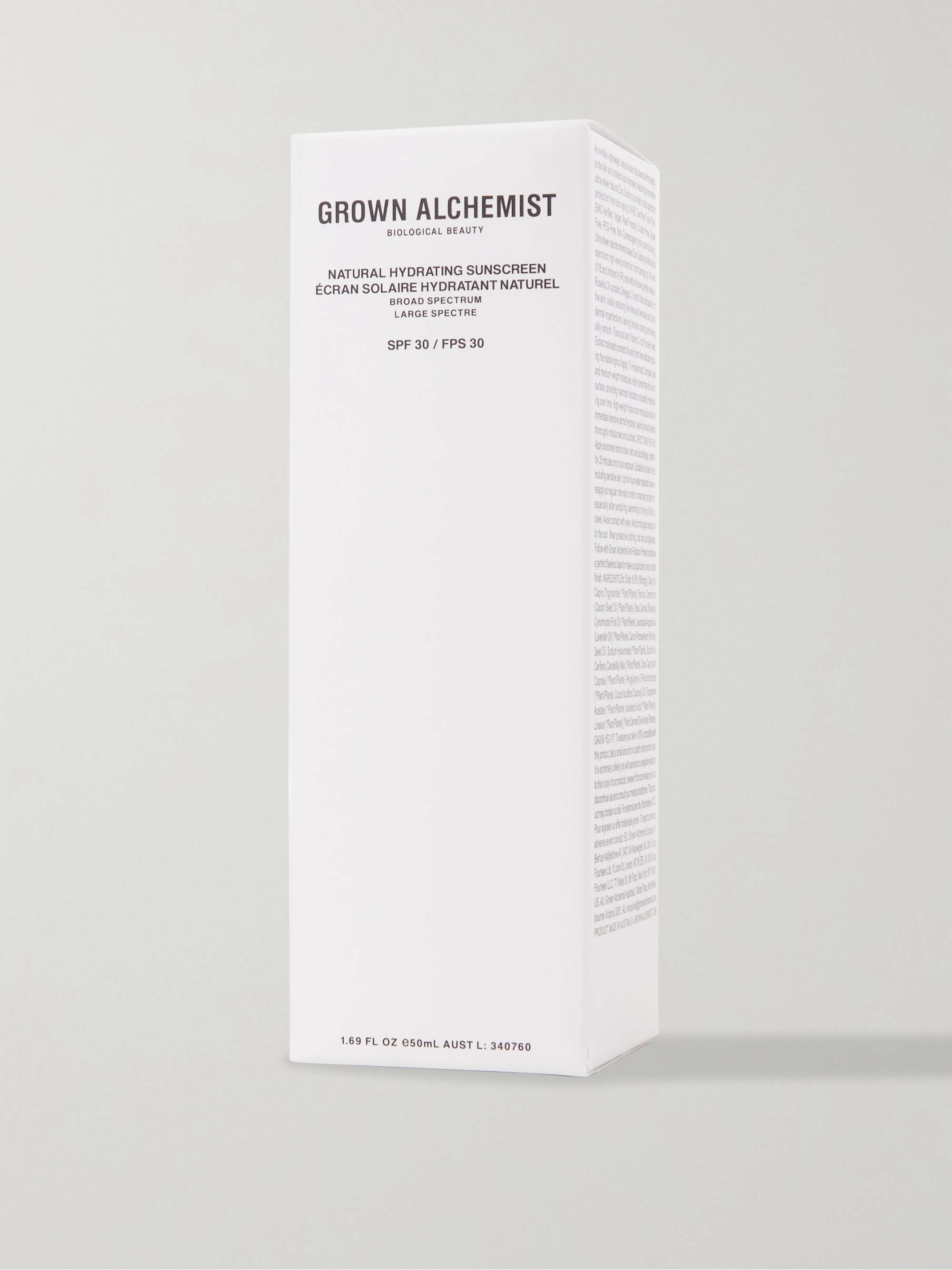 GROWN ALCHEMIST Natural Hydrating Sunscreen SPF30, 50ml